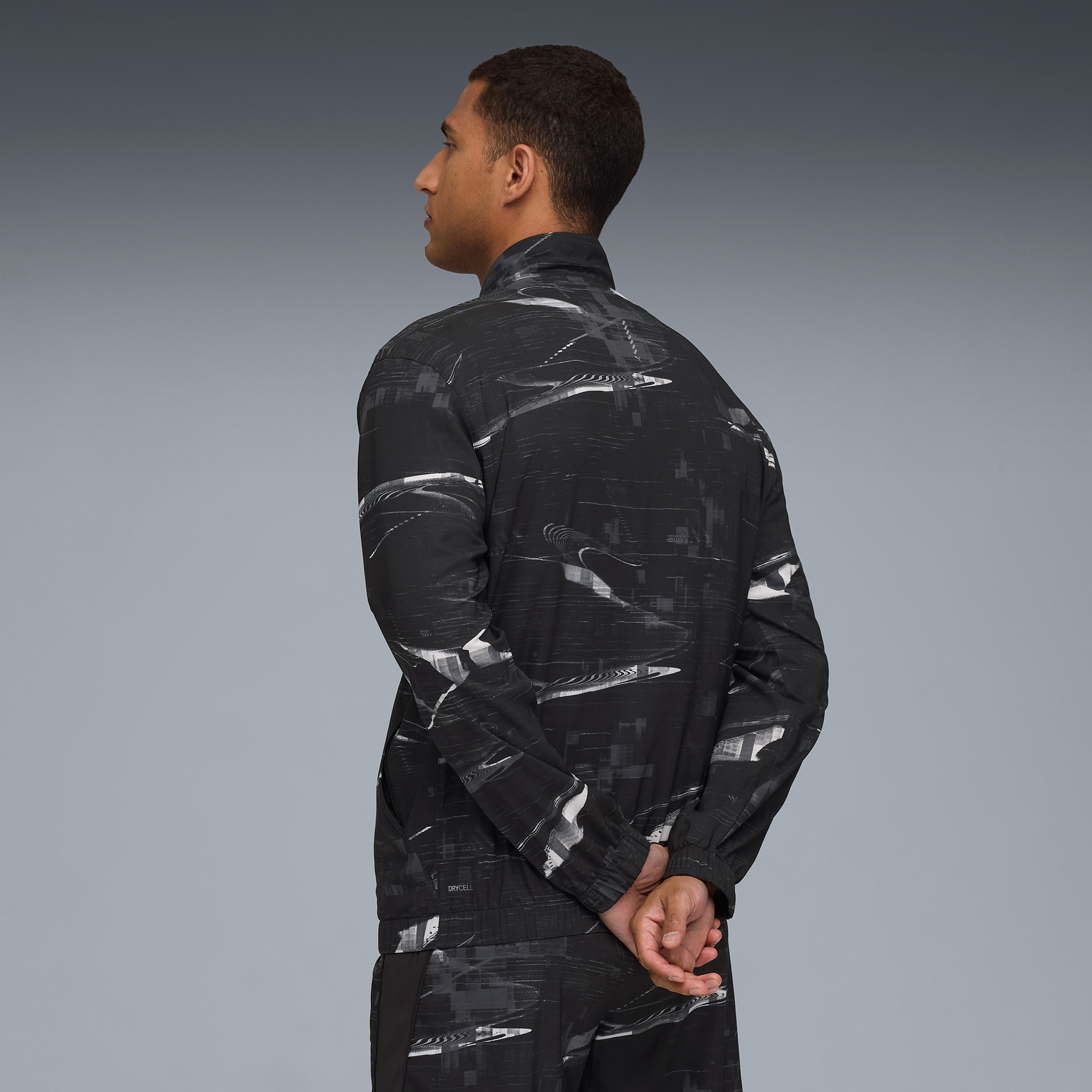 Puma Run Velocity Aop Erkek Siyah Koşu Ceketi