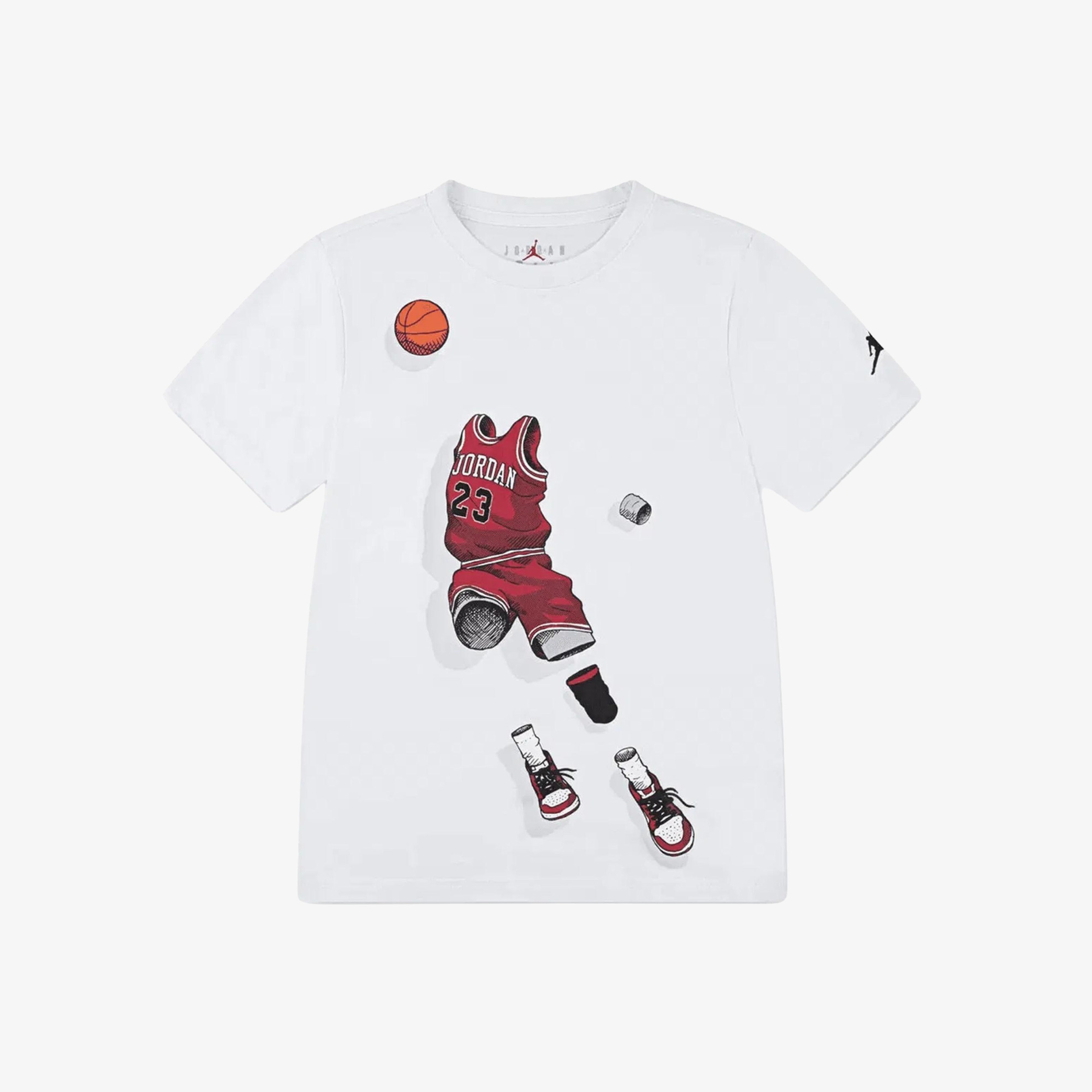 Jordan Jdb Ghost Ss Çocuk Beyaz T-Shirt