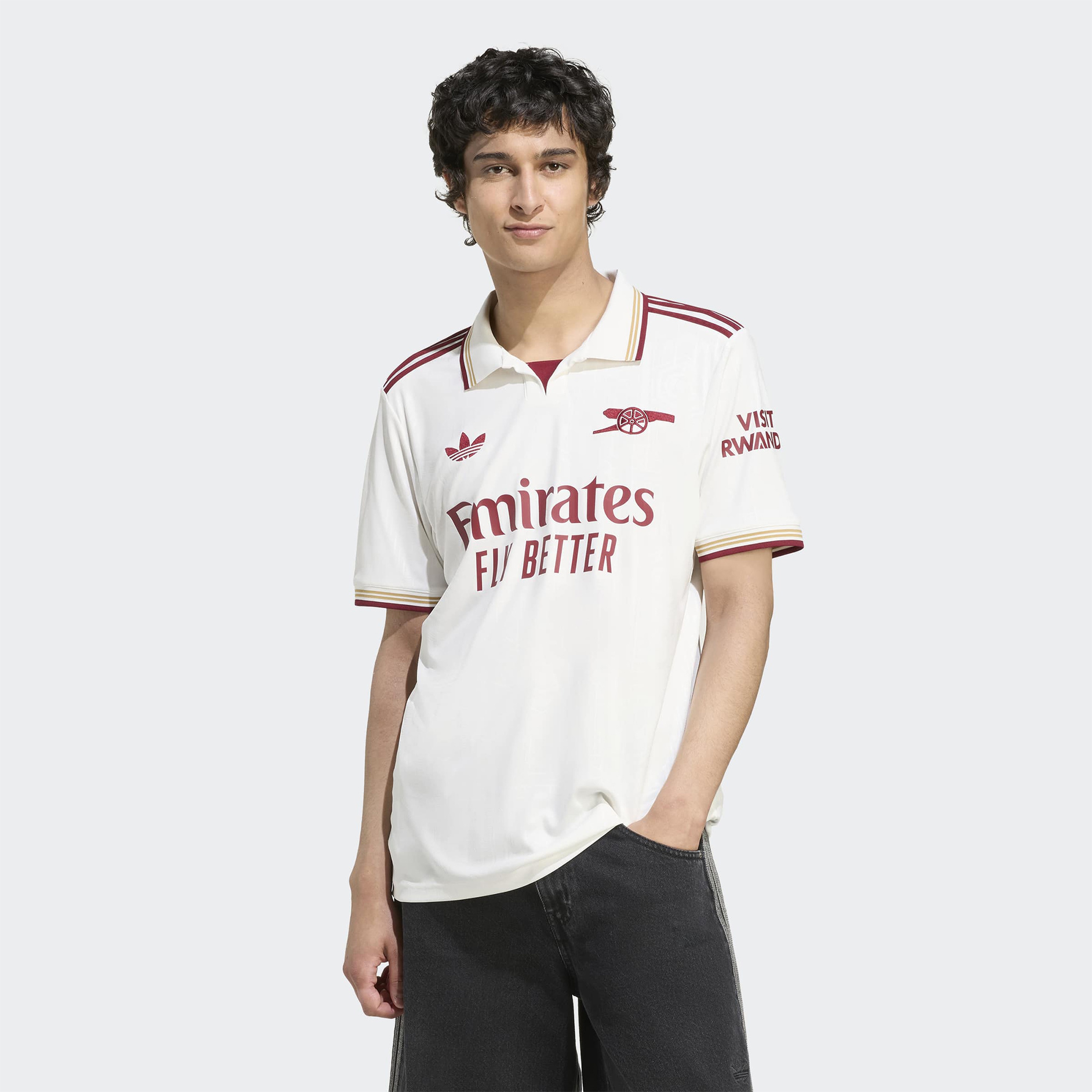 adidas Arsenal 25-26 Üçüncü Erkek Beyaz Futbol Forması