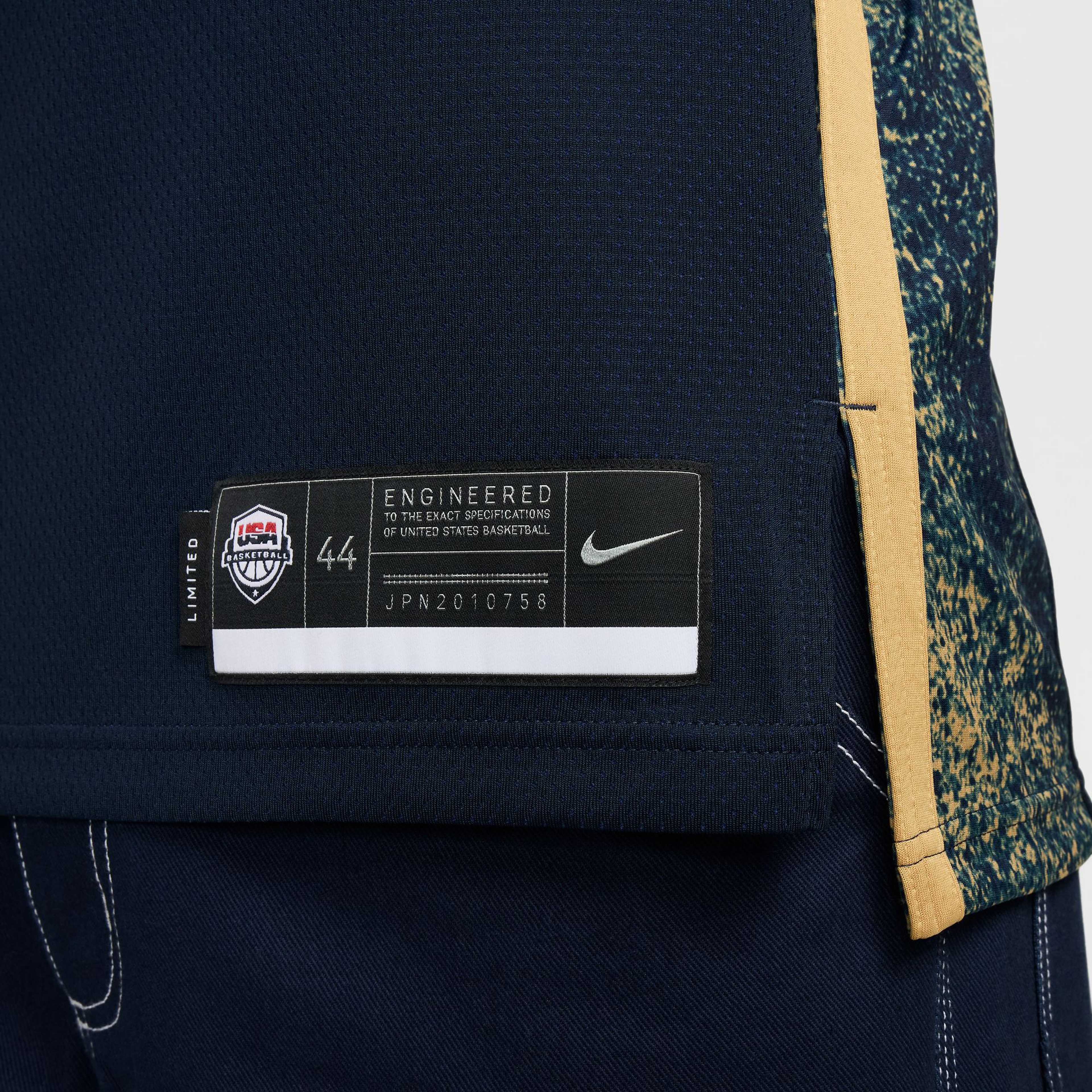 Nike Usab Limited Erkek Lacivert Basketbol Forması
