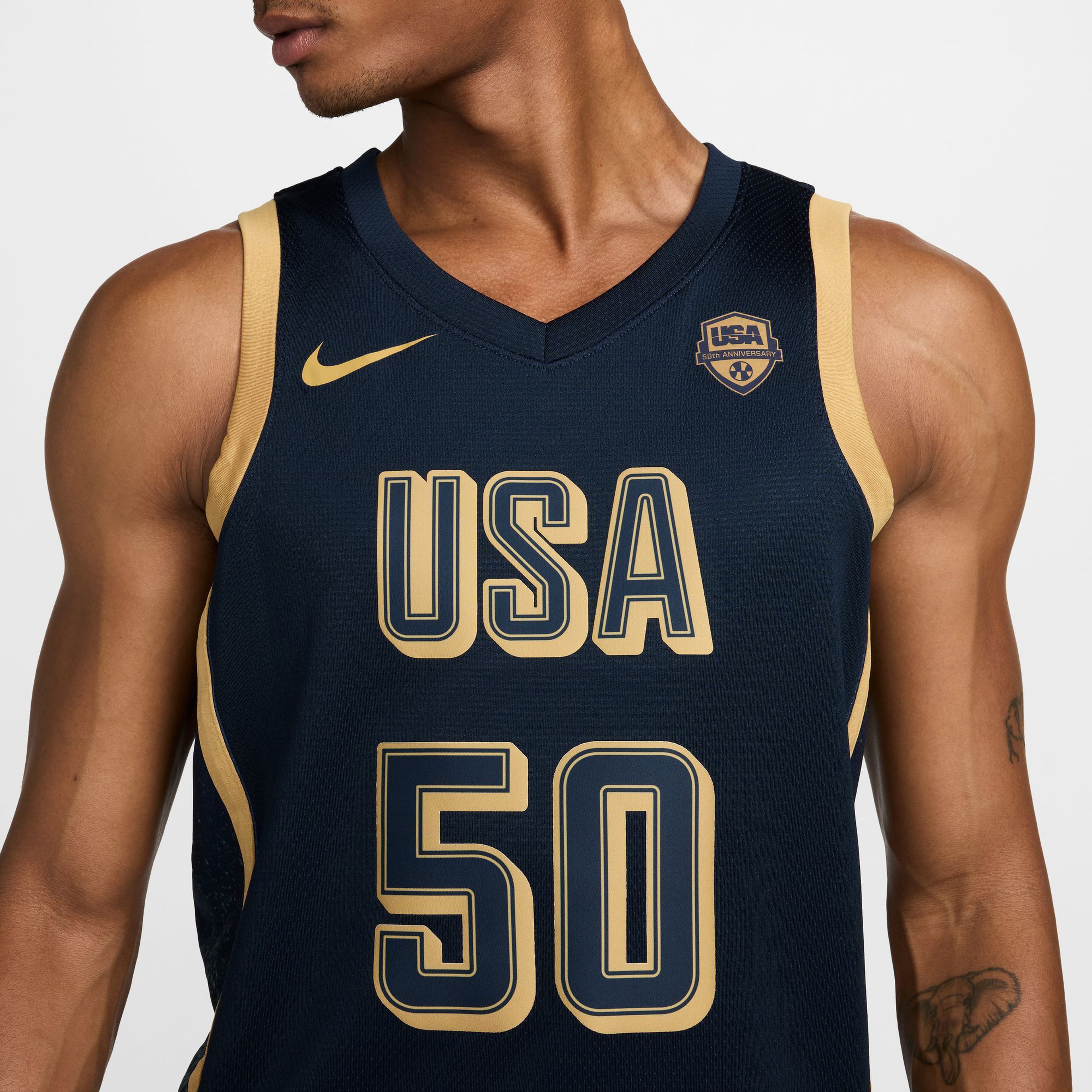 Nike Usab Limited Erkek Lacivert Basketbol Forması