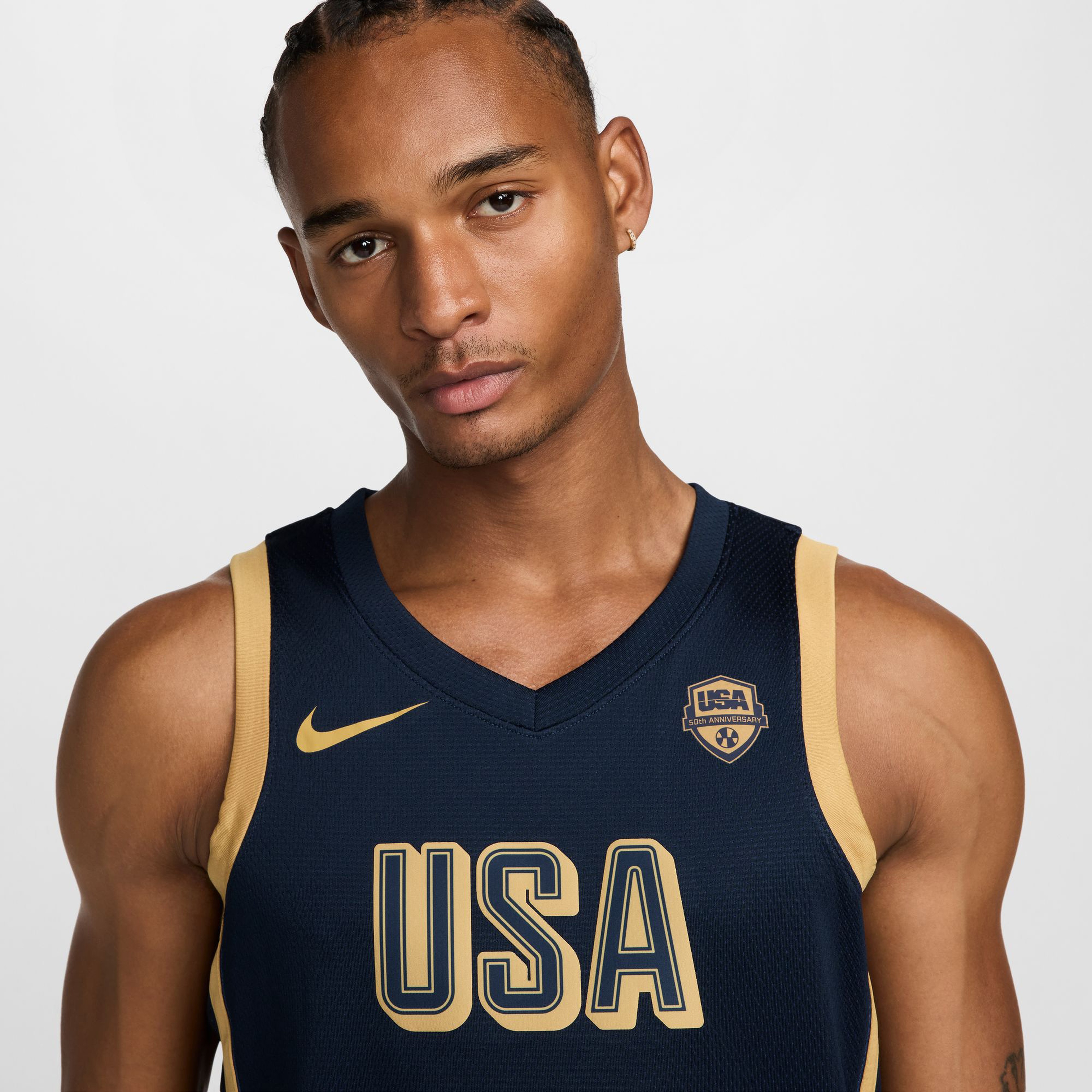 Nike Usab Limited Erkek Lacivert Basketbol Forması