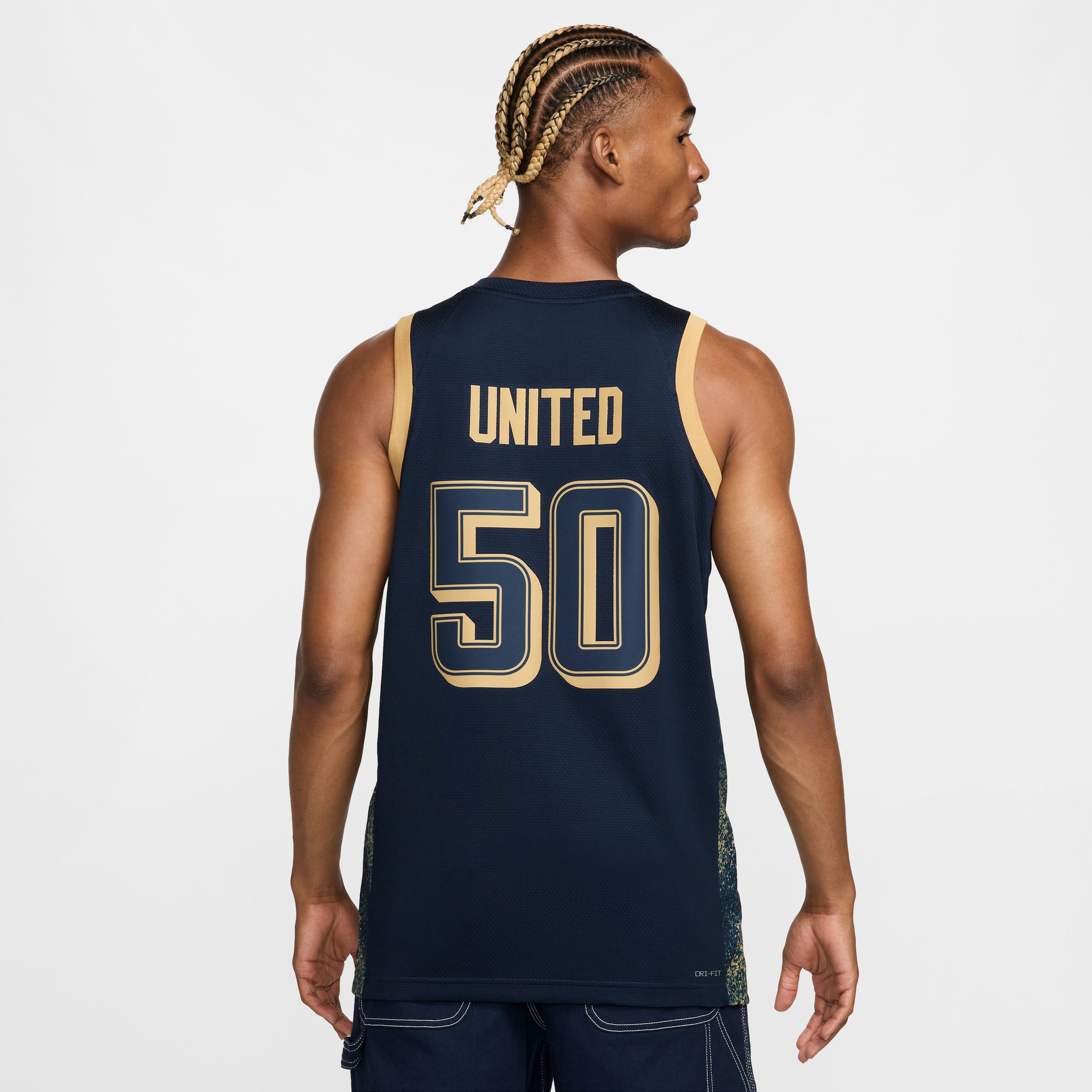Nike Usab Limited Erkek Lacivert Basketbol Forması
