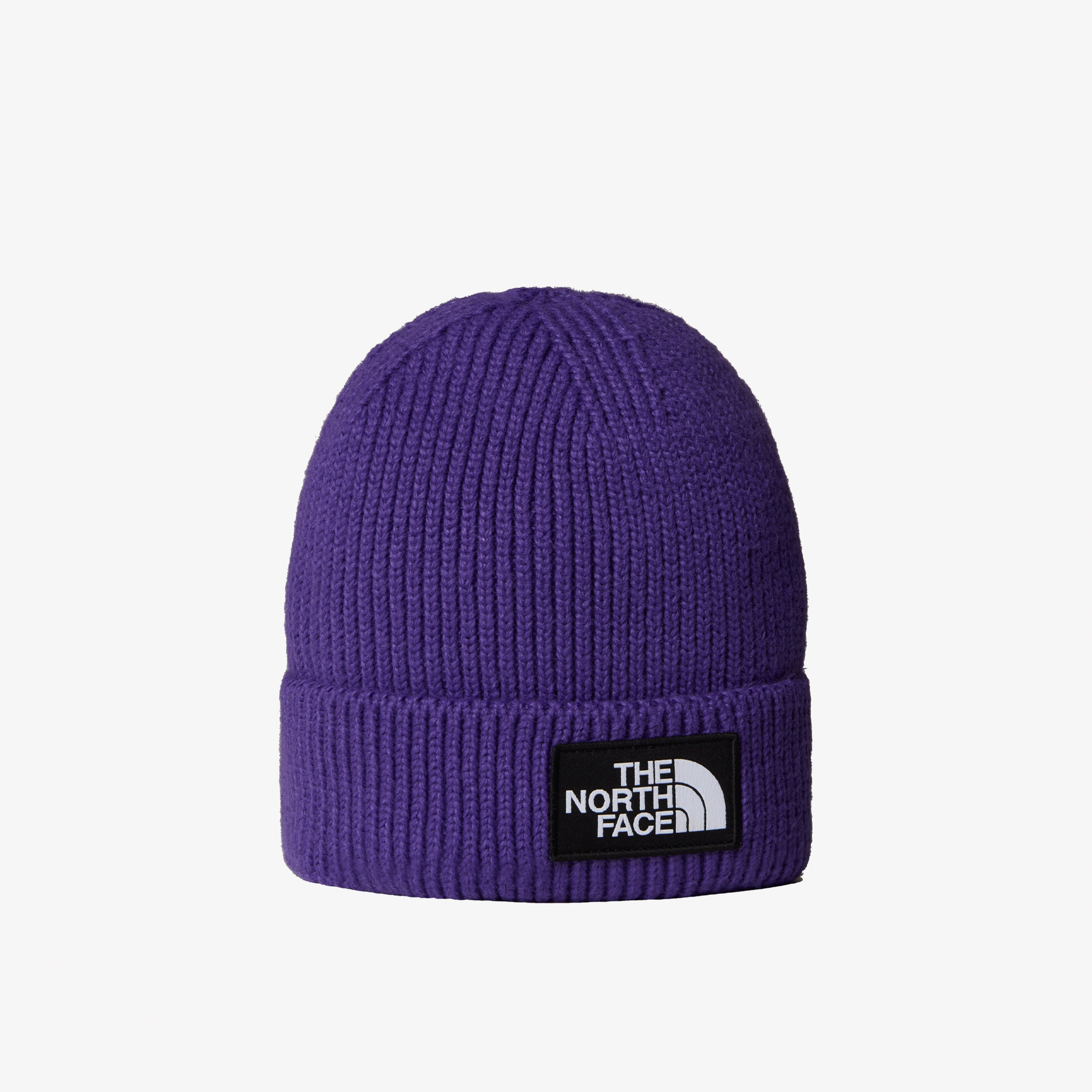 The North Face Logo Box Cuffed Unisex Mor Bere