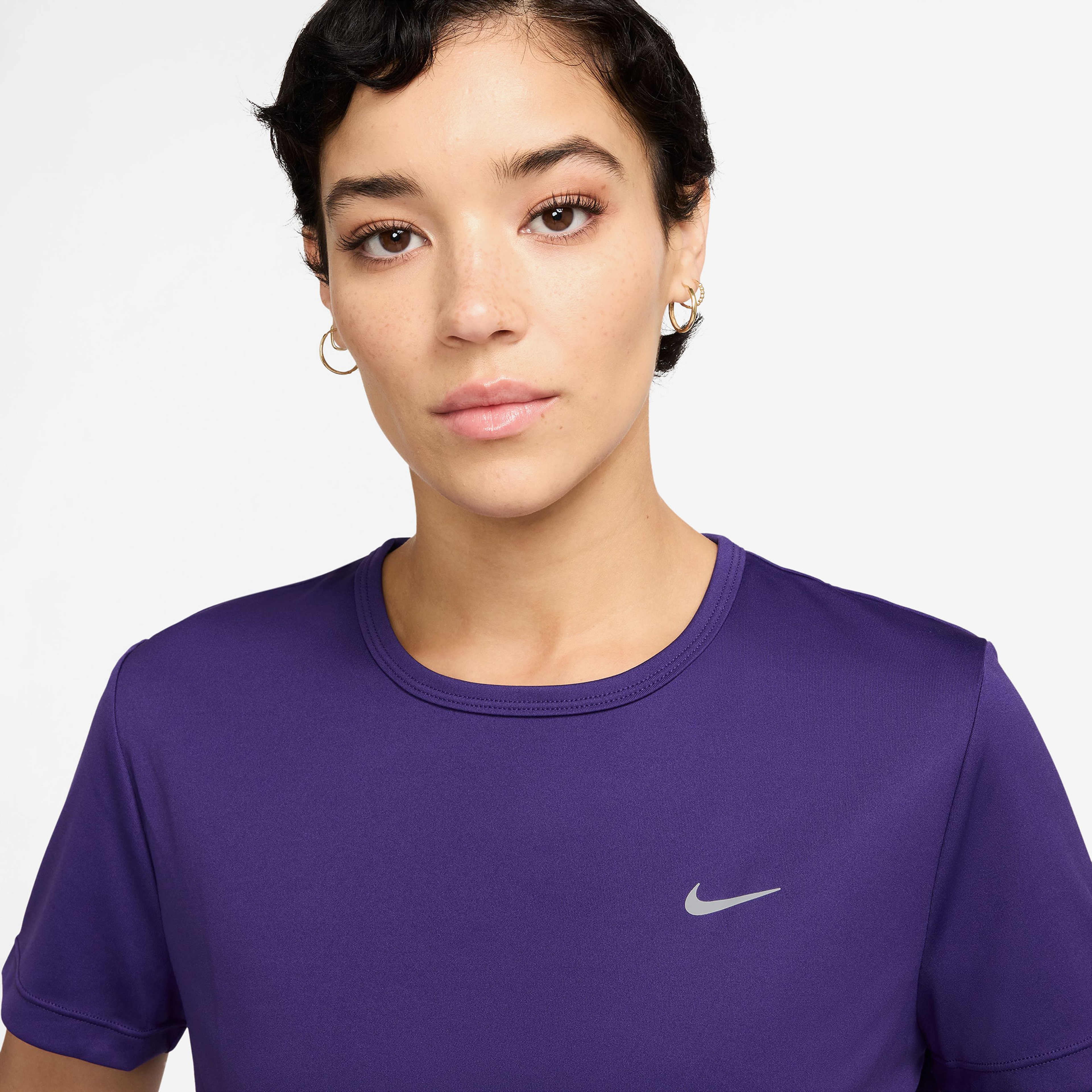 Nike Tempo Dri-Fit Kadın Mor T-Shirt
