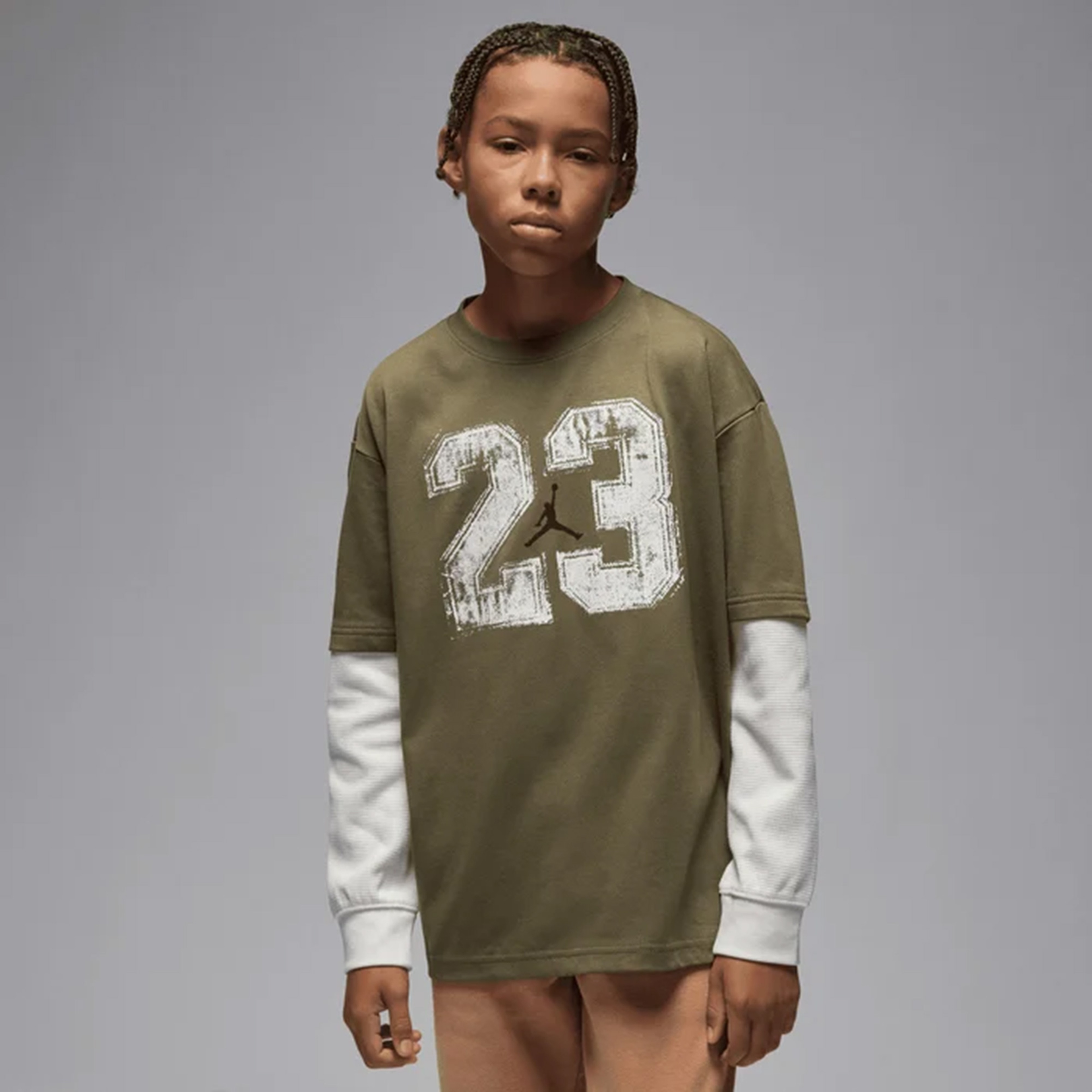 Jordan Jdb Mvp 23 2Fer Çocuk Yeşil Sweatshirt