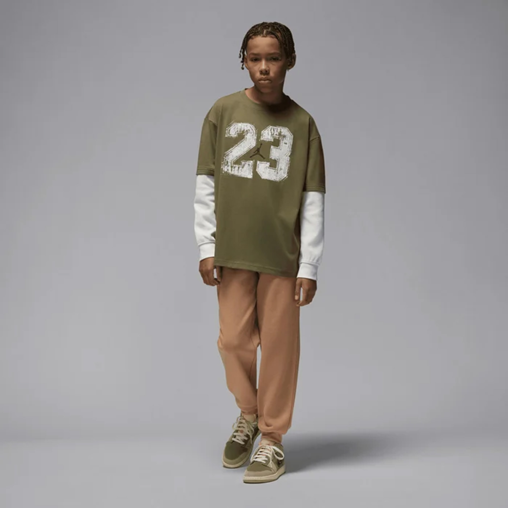 Jordan Jdb Mvp 23 2Fer   Çocuk Yeşil Sweatshirt