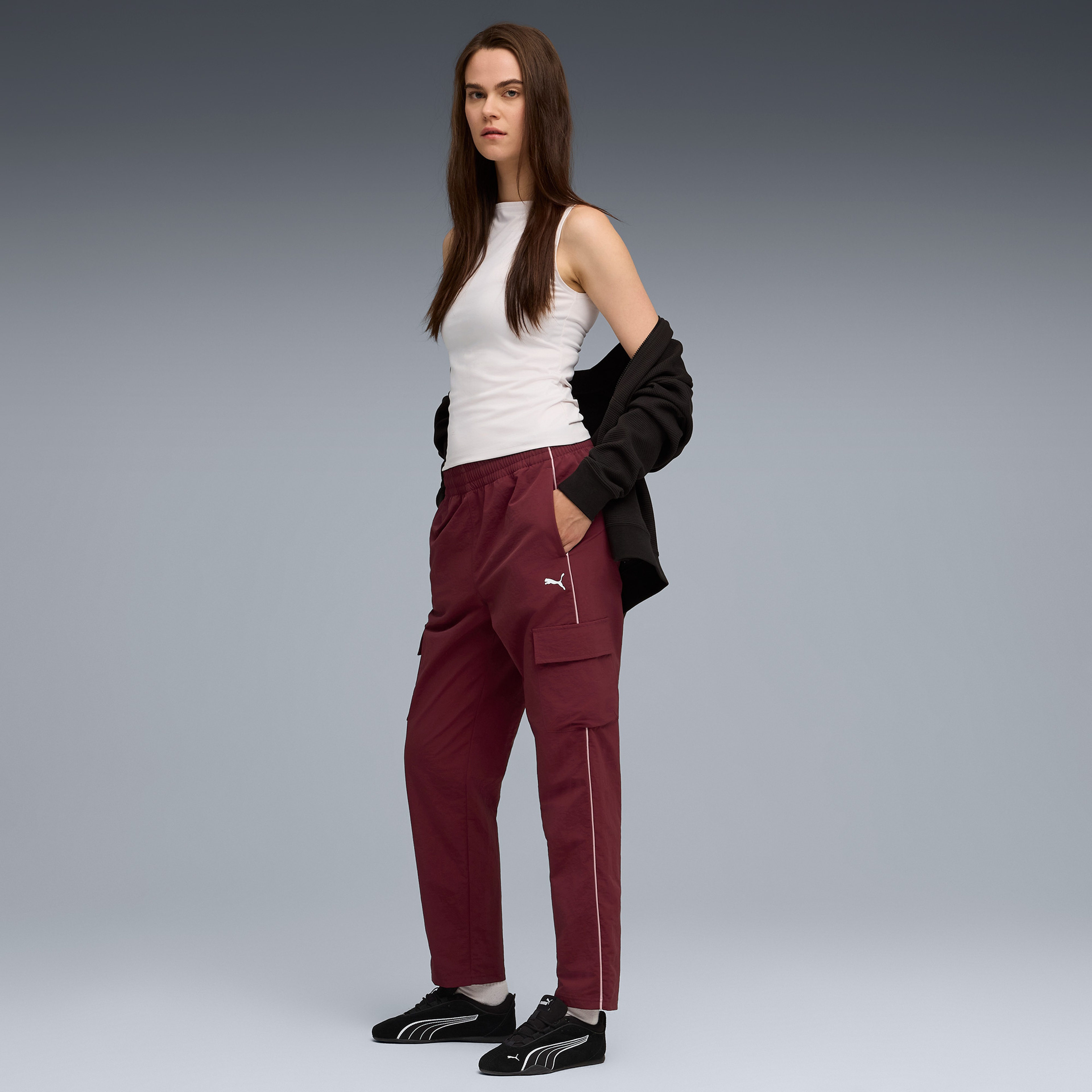 Puma Sport Woven Cargo Kadın Renkli Pantolon