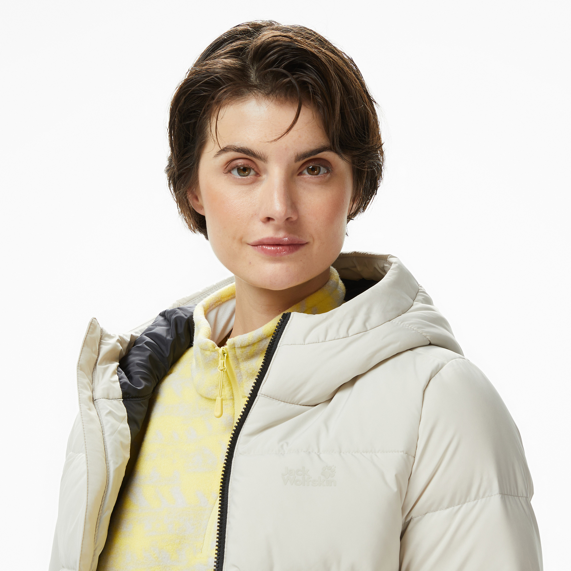 Jack Wolfskin Frozen Palace Kadın Bej Ceket