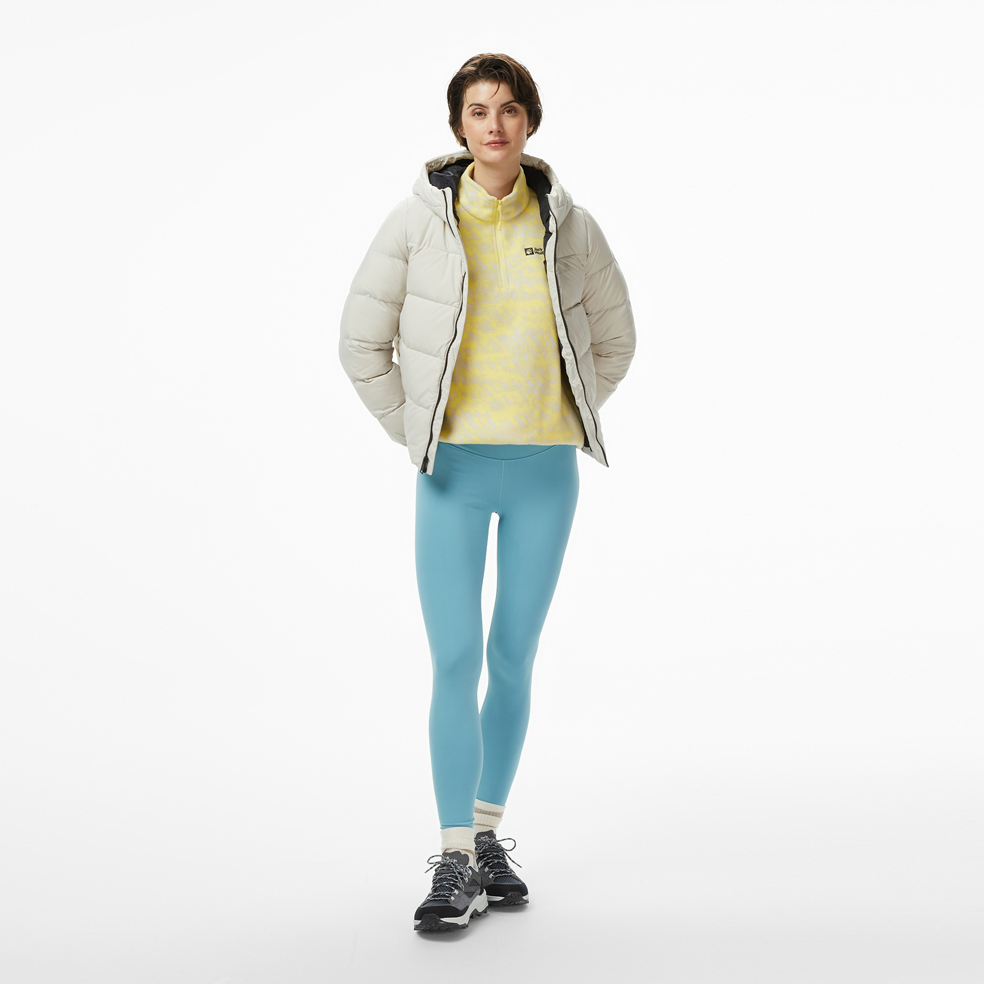 Jack Wolfskin Frozen Palace Kadın Bej Ceket