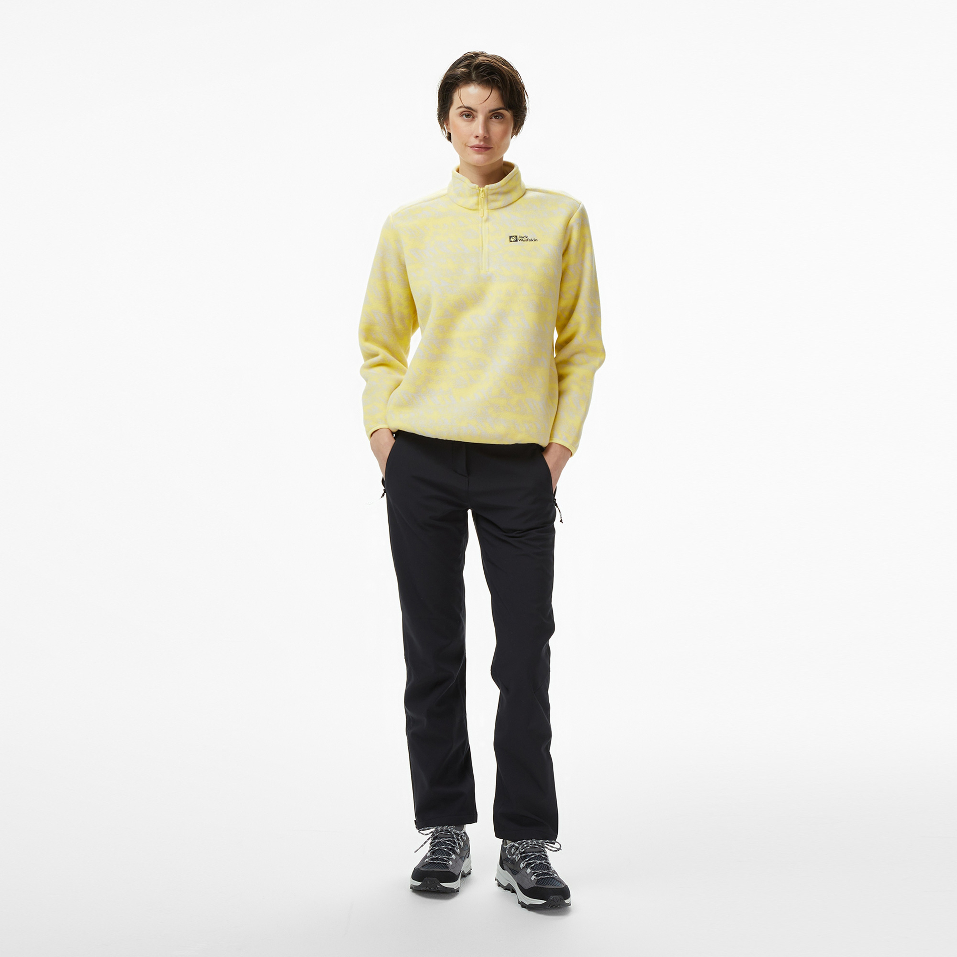 Jack Wolfskin Trek Terrain Kadın Siyah Pantolon