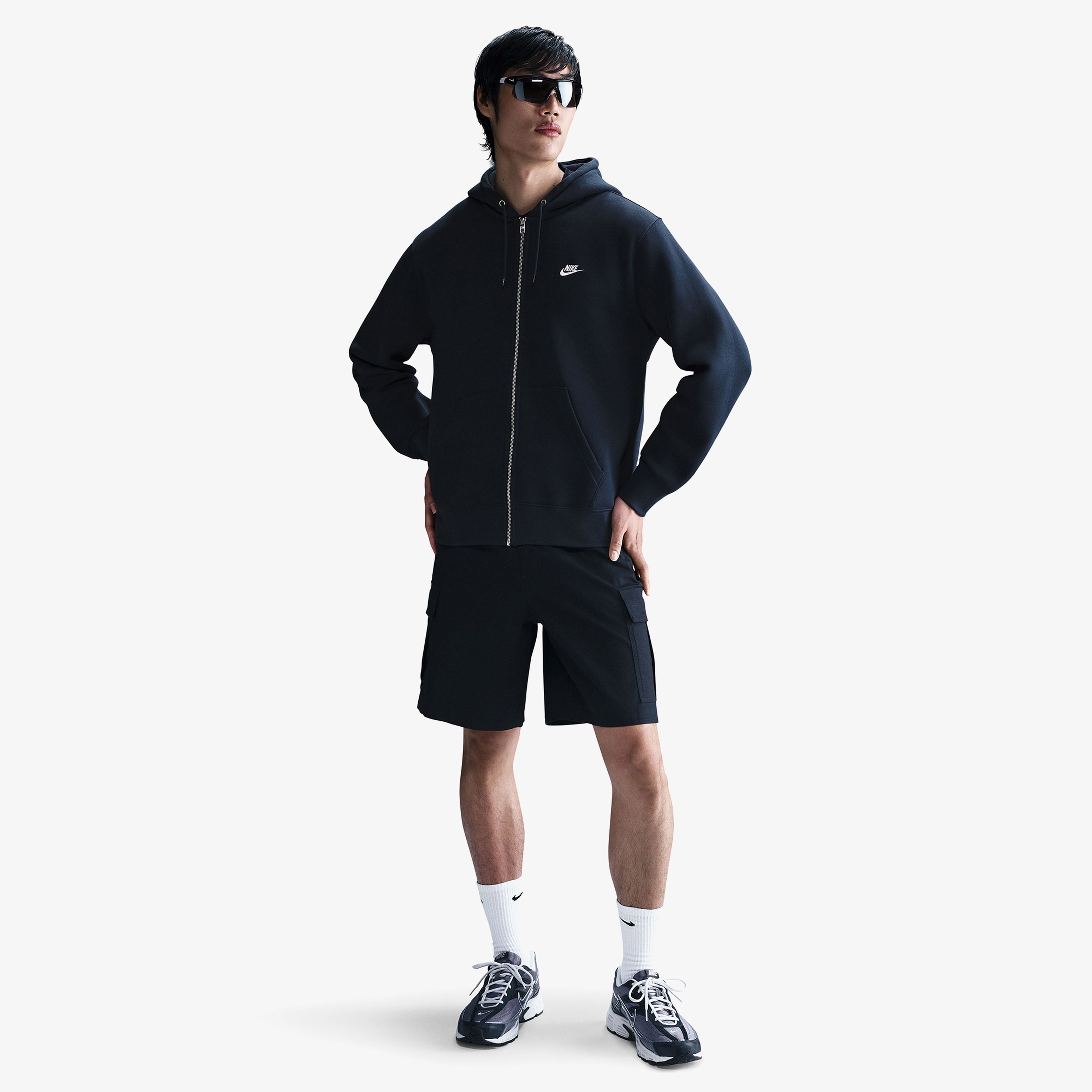 Nike Club Erkek Mavi Sweatshirt