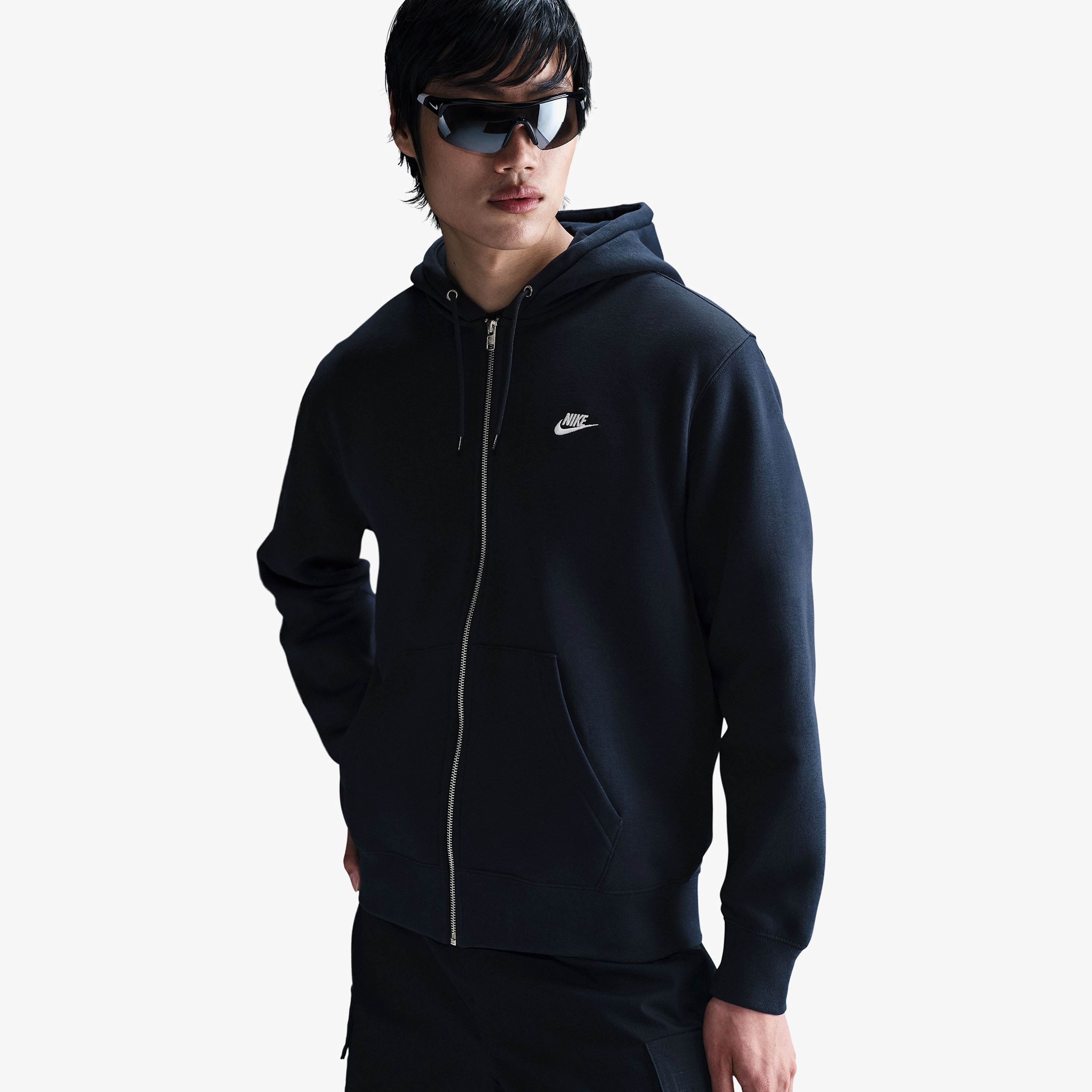 Nike Club Erkek Mavi Sweatshirt
