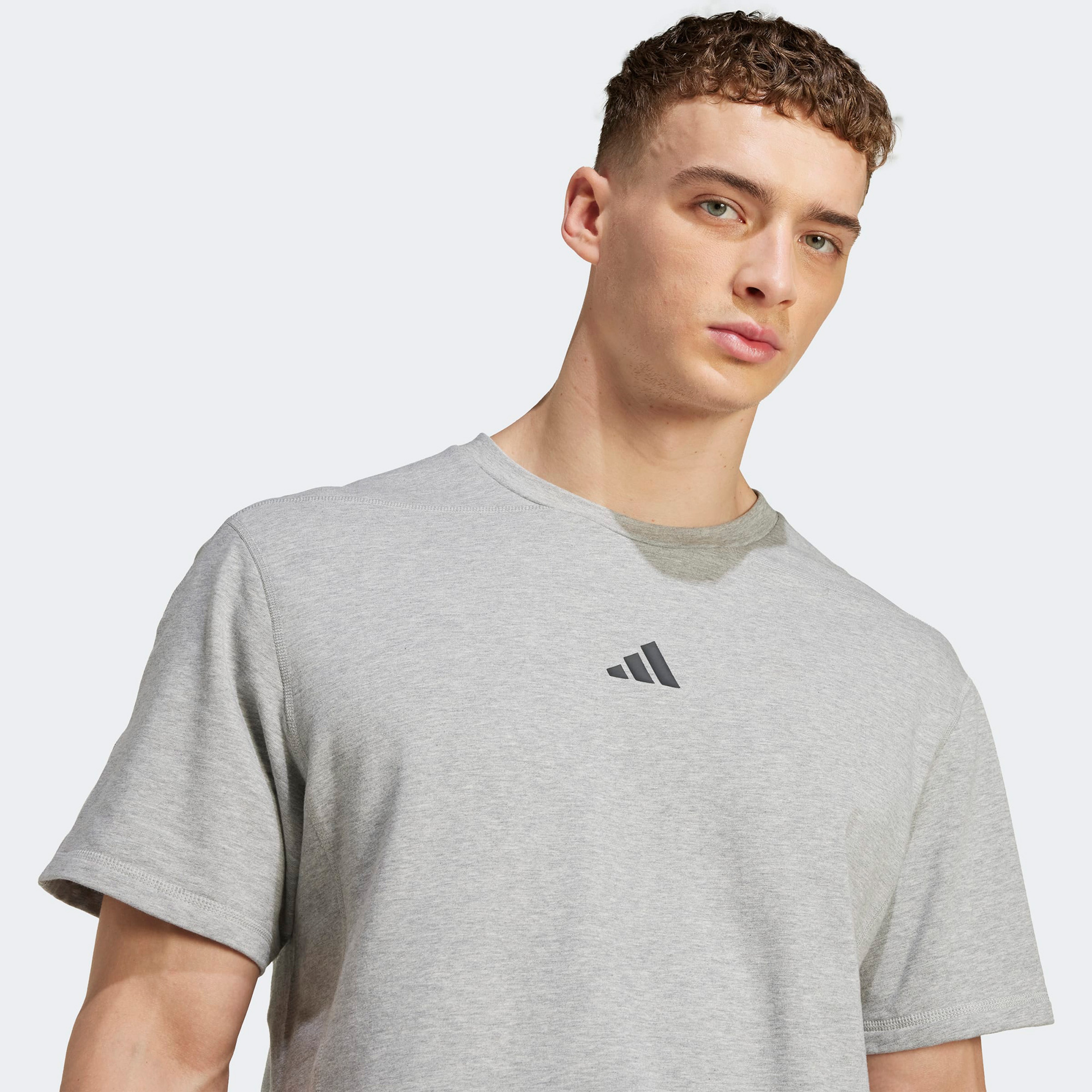 adidas D4T X Erkek Gri Antrenman T-Shirt
