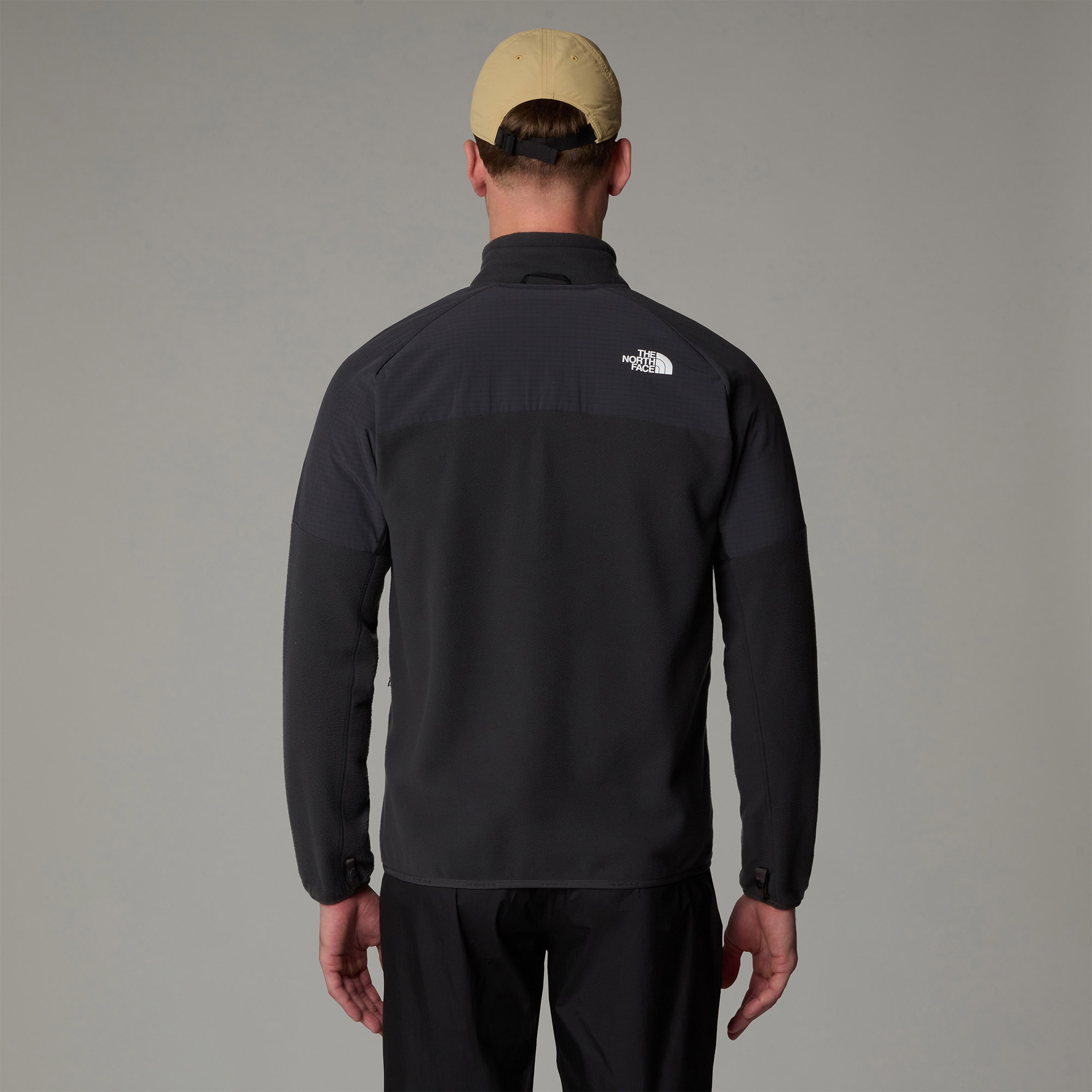 The North Face Glacier Heavyweight Full Zip Erkek Gri Outdoor Polar