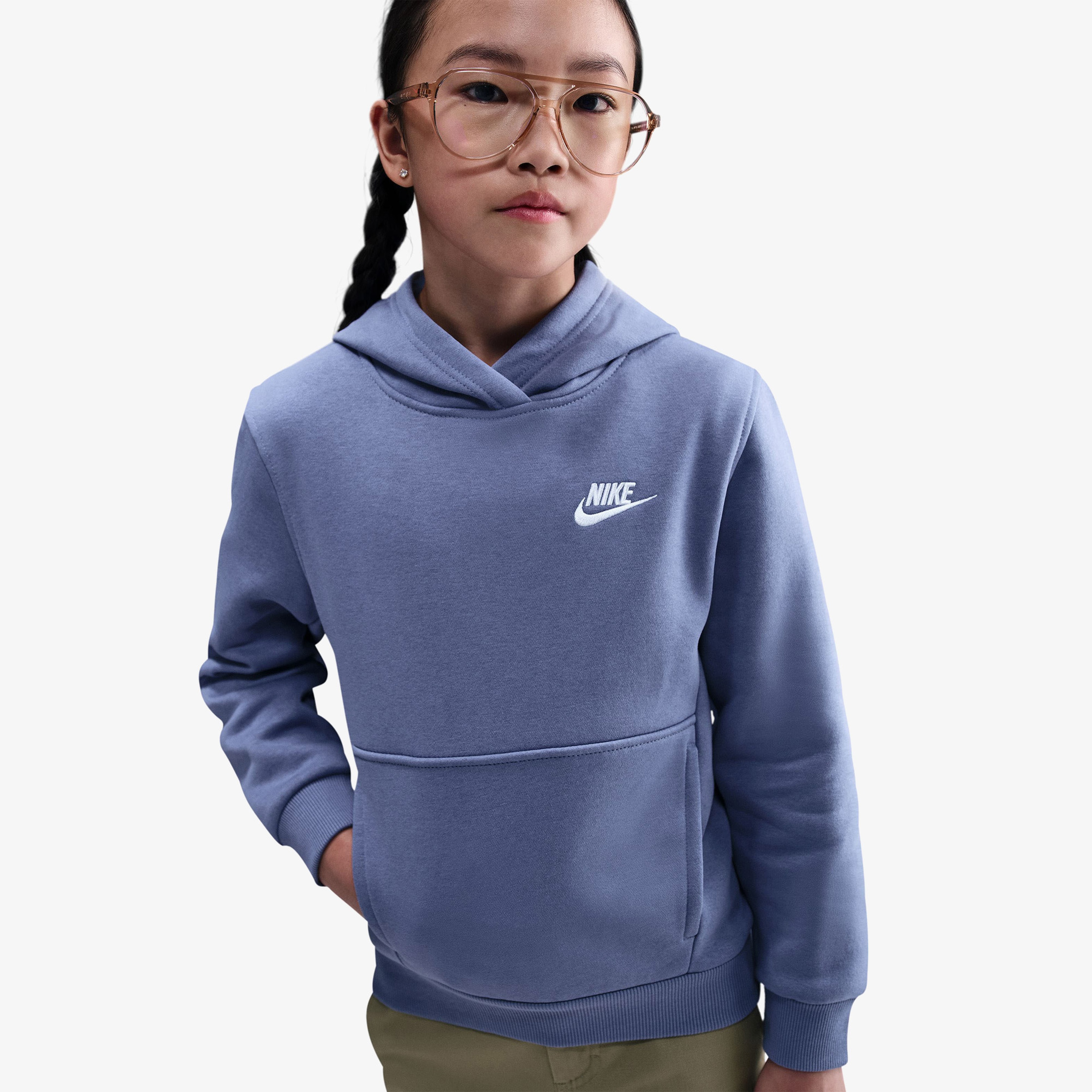 Nike Sportswear Club Fleece Çocuk Mavi Sweatshirt