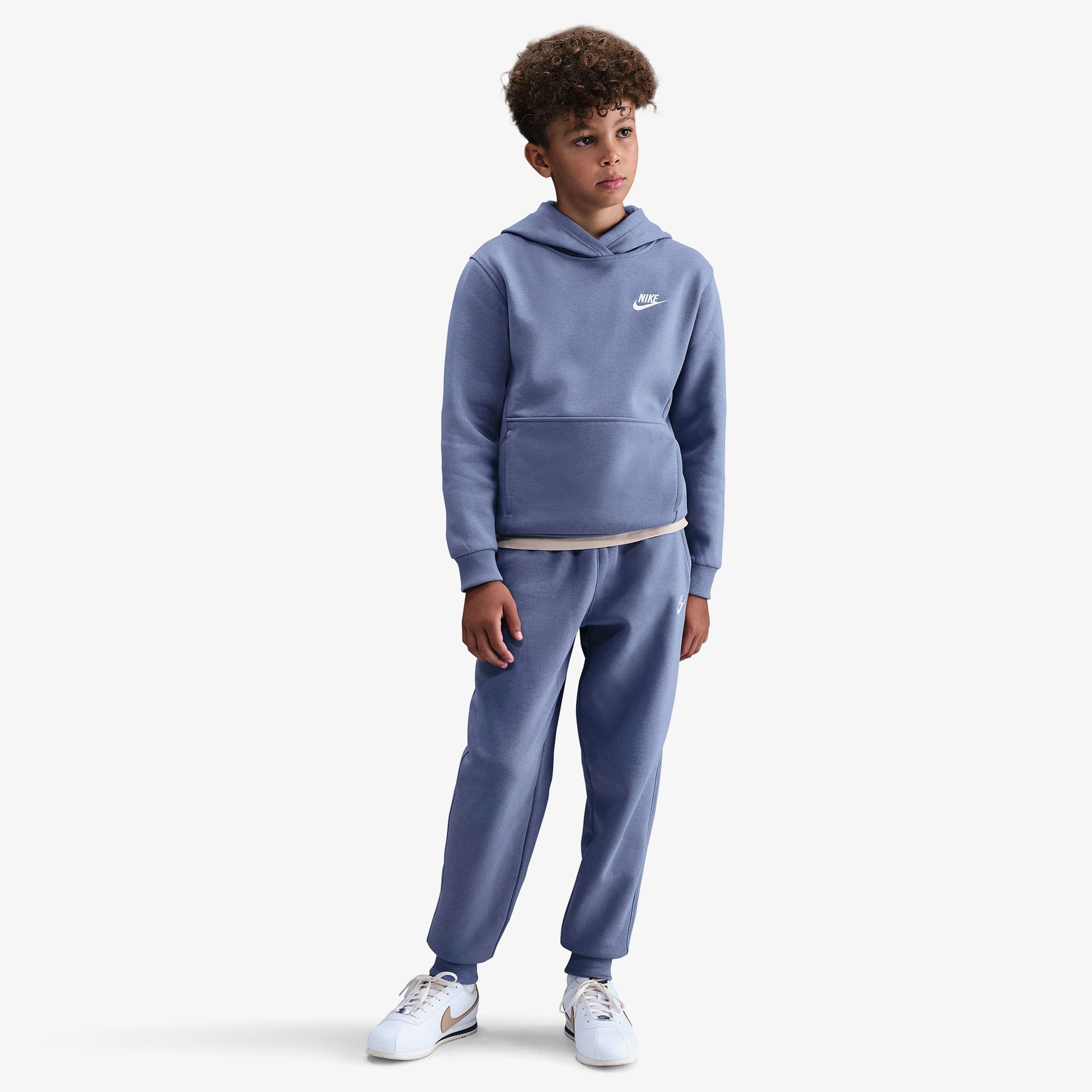 Nike Sportswear Club Fleece Çocuk Mavi Sweatshirt