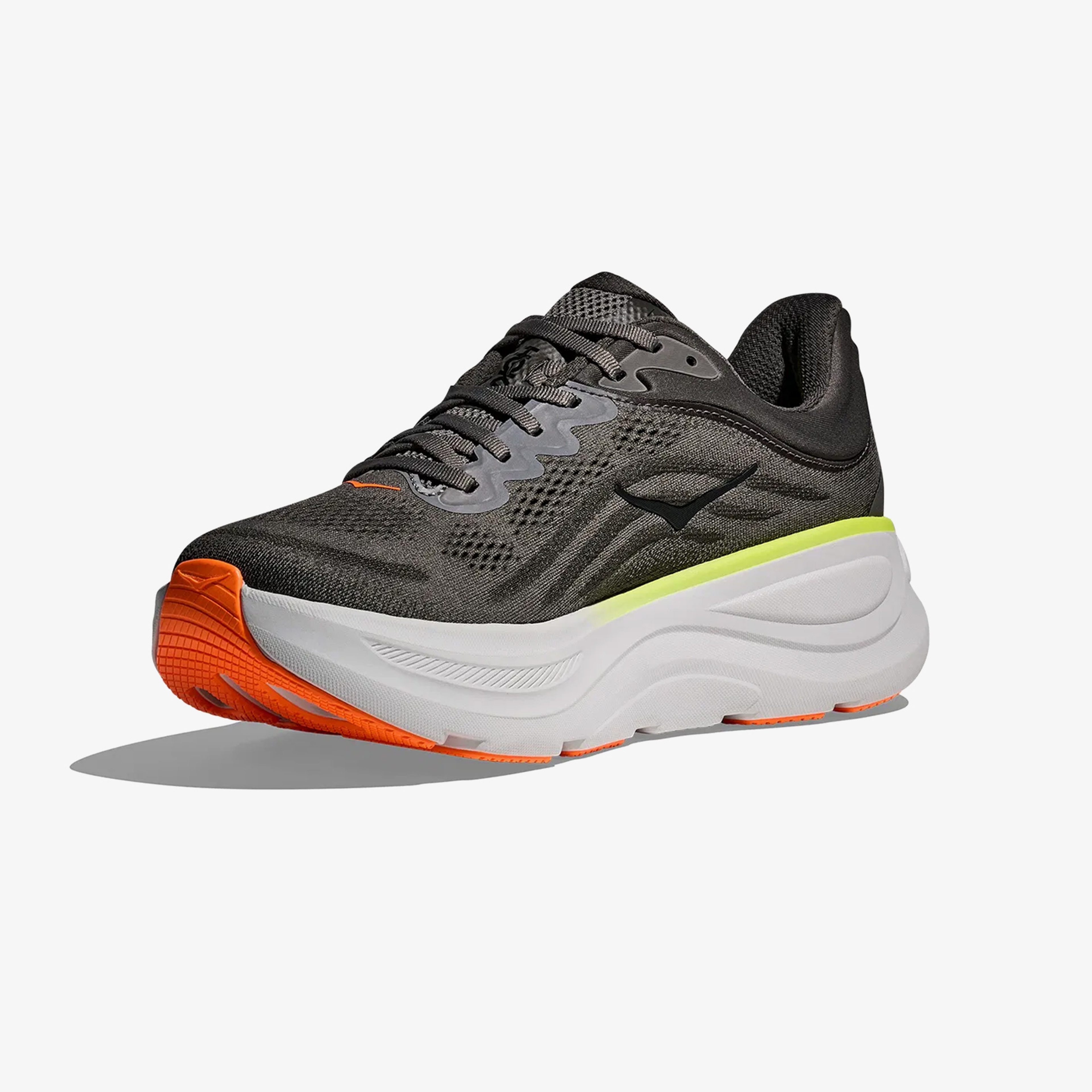 Hoka Bondi 9 Erkek Gri Koşu Ayakkabısı