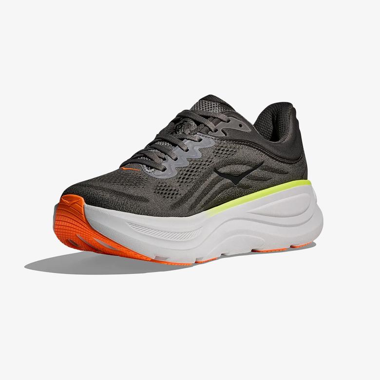 Hoka Bondi 9 Erkek Gri Koşu Ayakkabısı