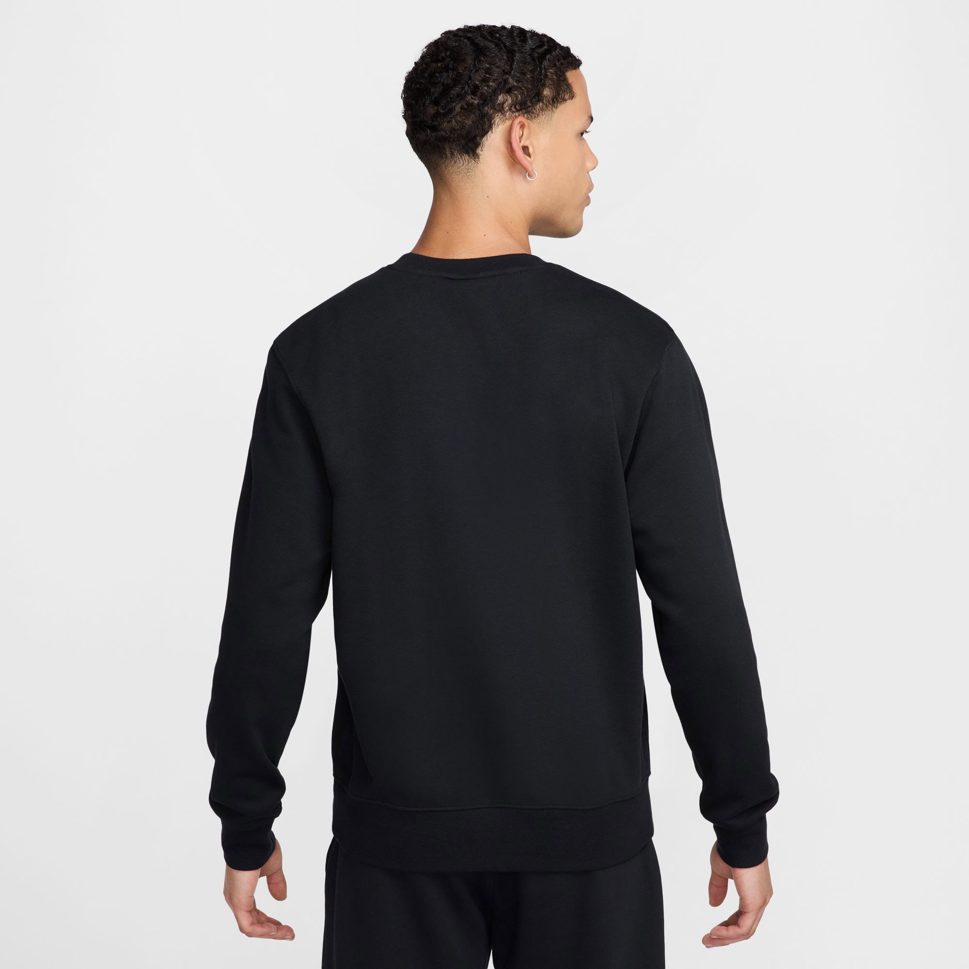 Nike Club Erkek Siyah Sweatshirt