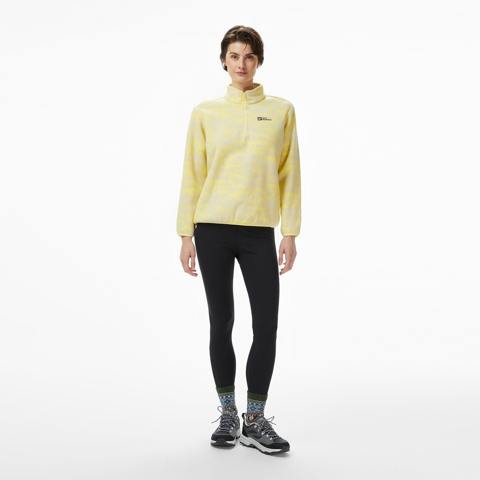 Jack Wolfskin Big Sky Kadın Sarı Outdoor Polar