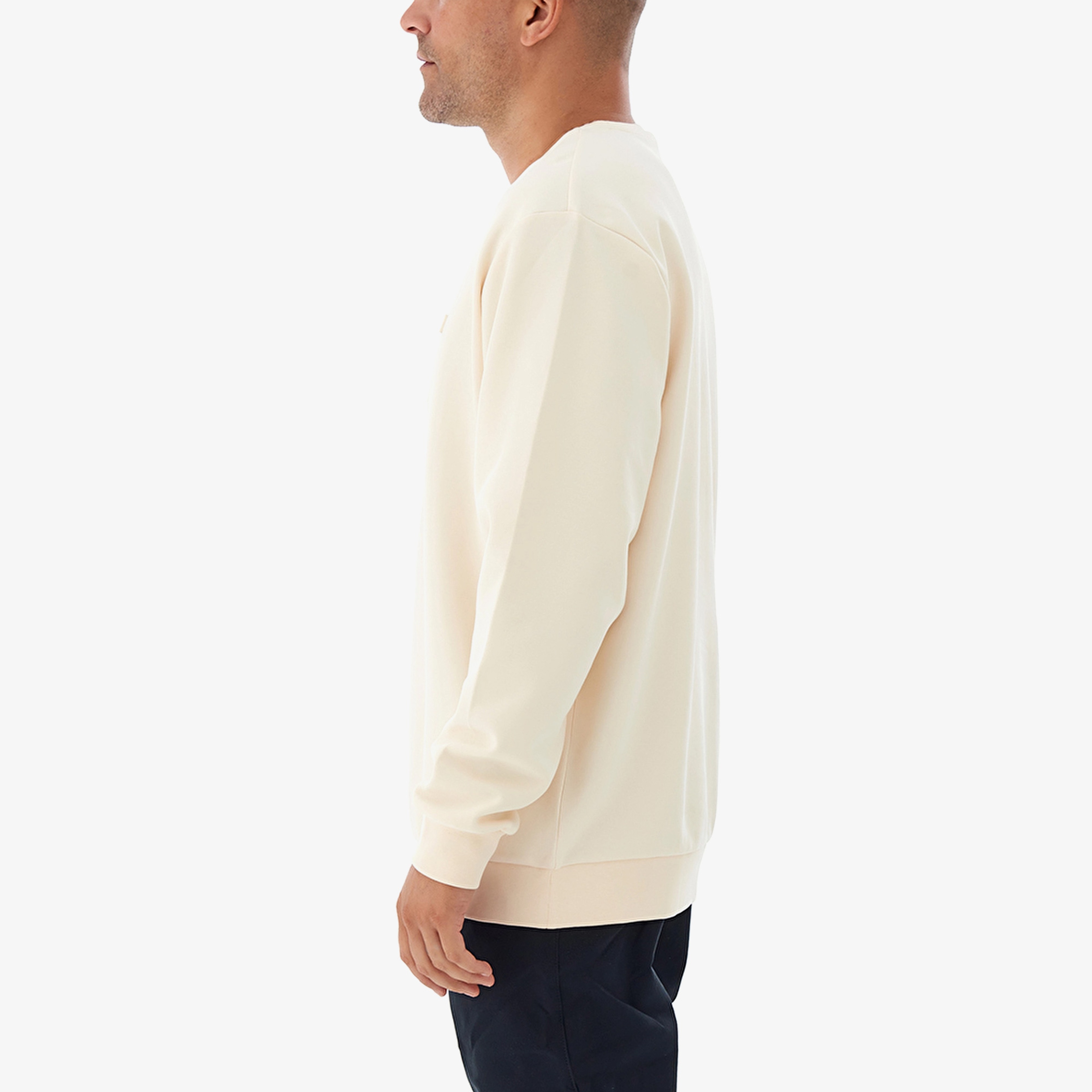 Columbia Cs0382 Csc Gem Label Crewneck Erkek Krem Sweatshirt