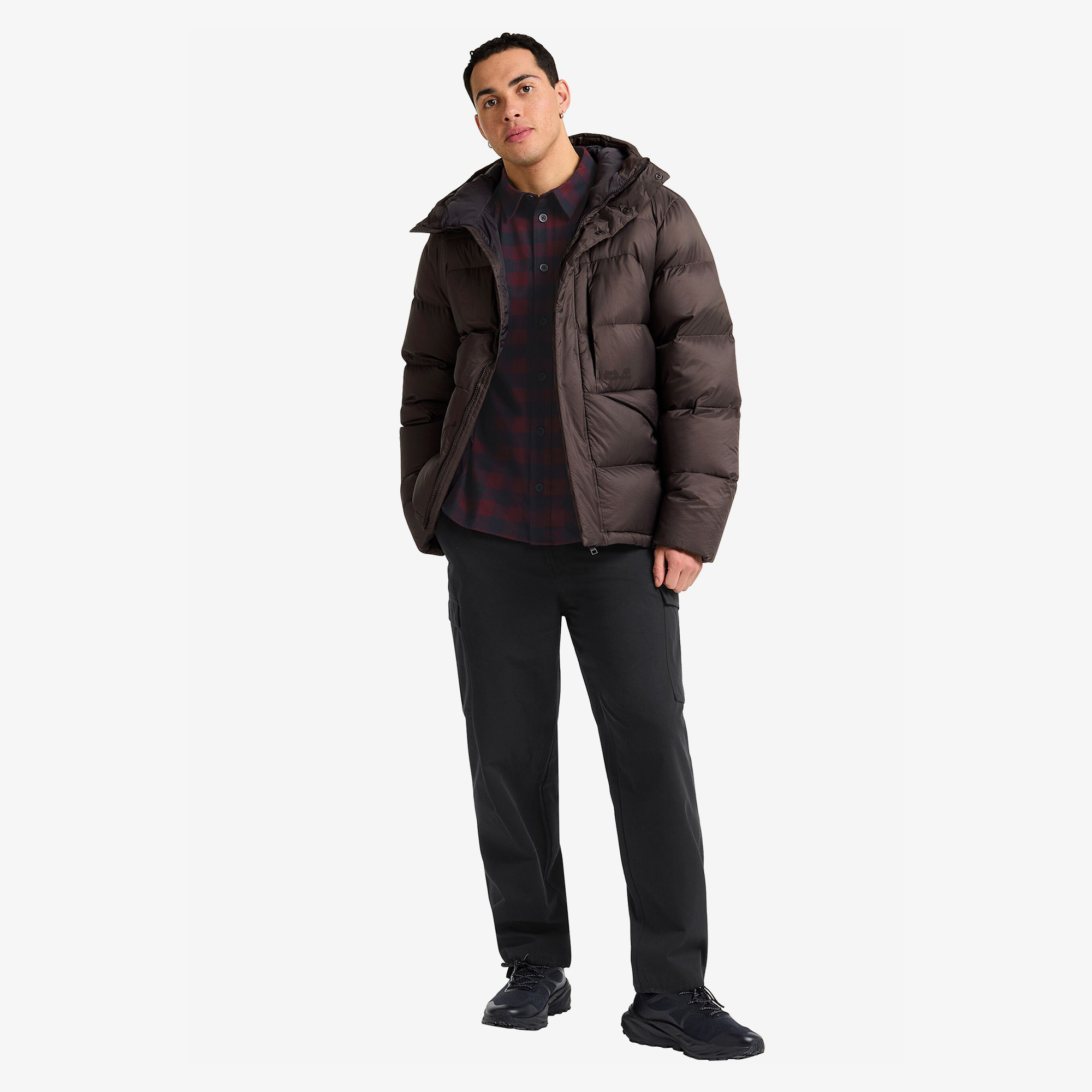 Jack Wolfskin icy Hill Rds Erkek Kahverengi Outdoor CeketLA65291