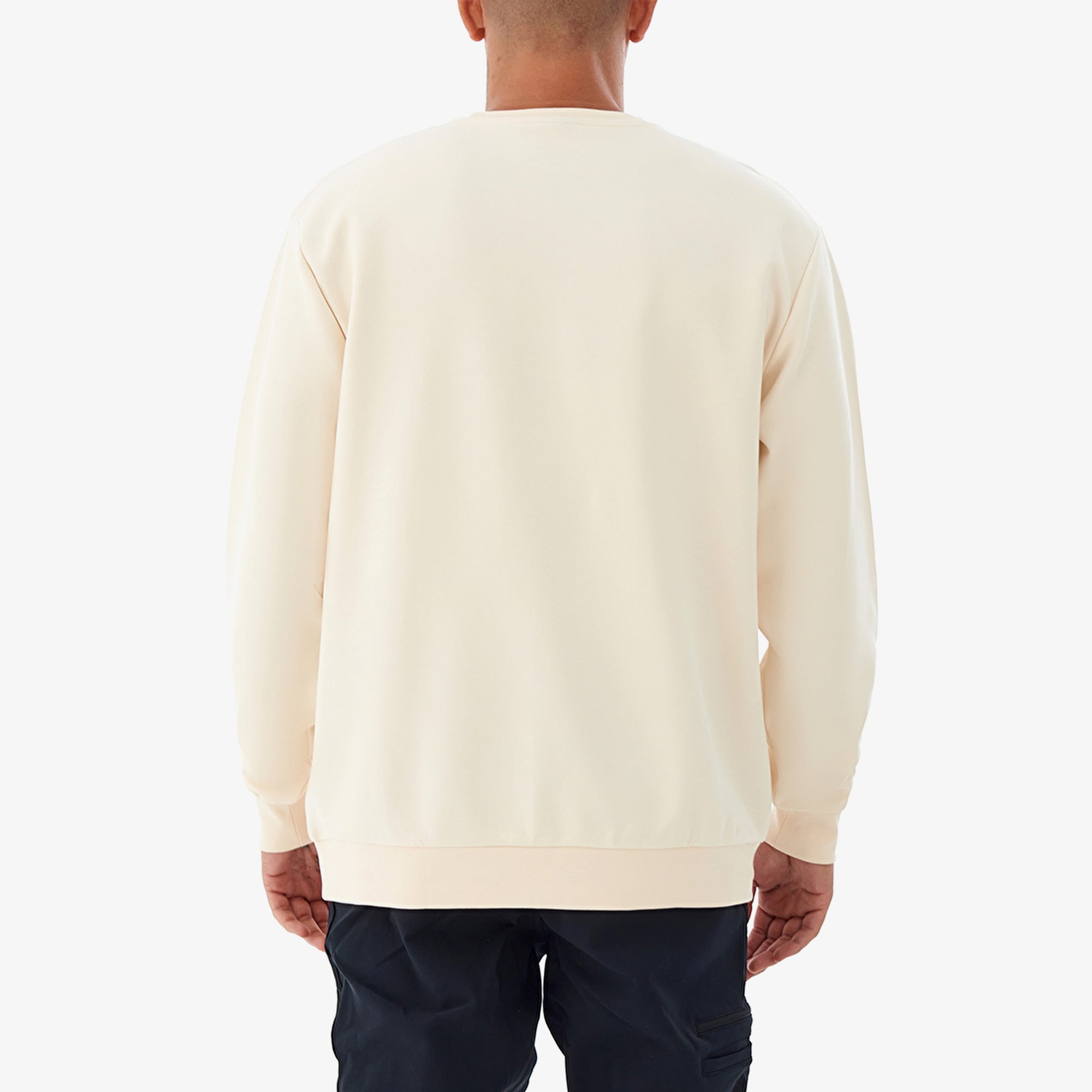 Columbia Cs0382 Csc Gem Label Crewneck Erkek Krem Sweatshirt