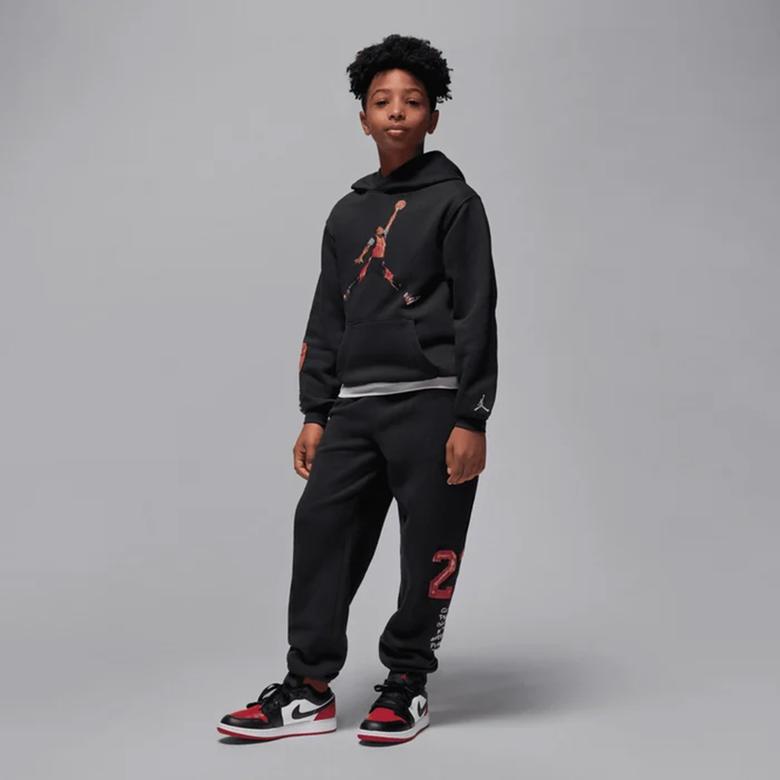 Jordan Jdb Jordan Sketch Po Çocuk Gri Sweatshirt