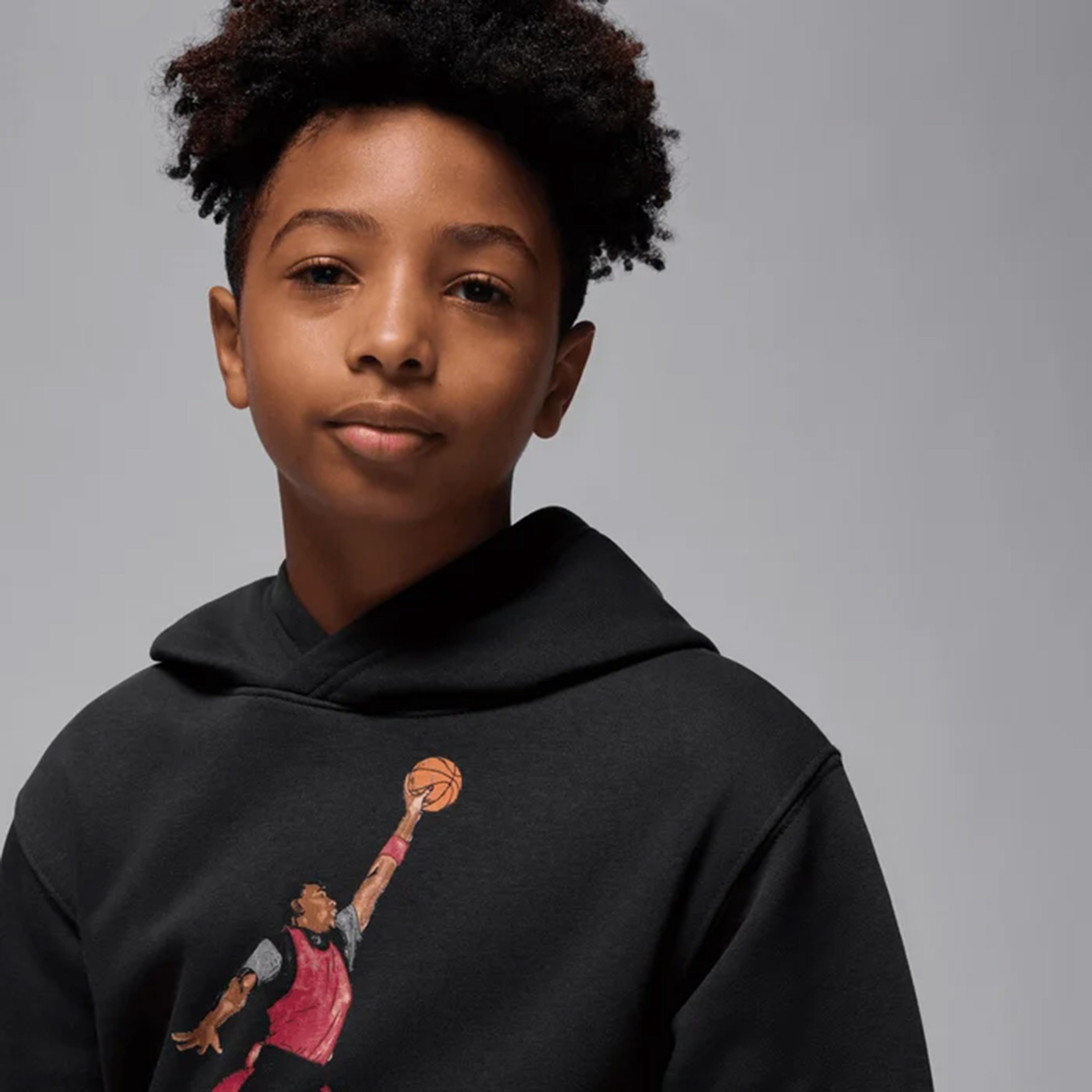 Jordan Jdb Jordan Sketch Po Çocuk Gri Sweatshirt