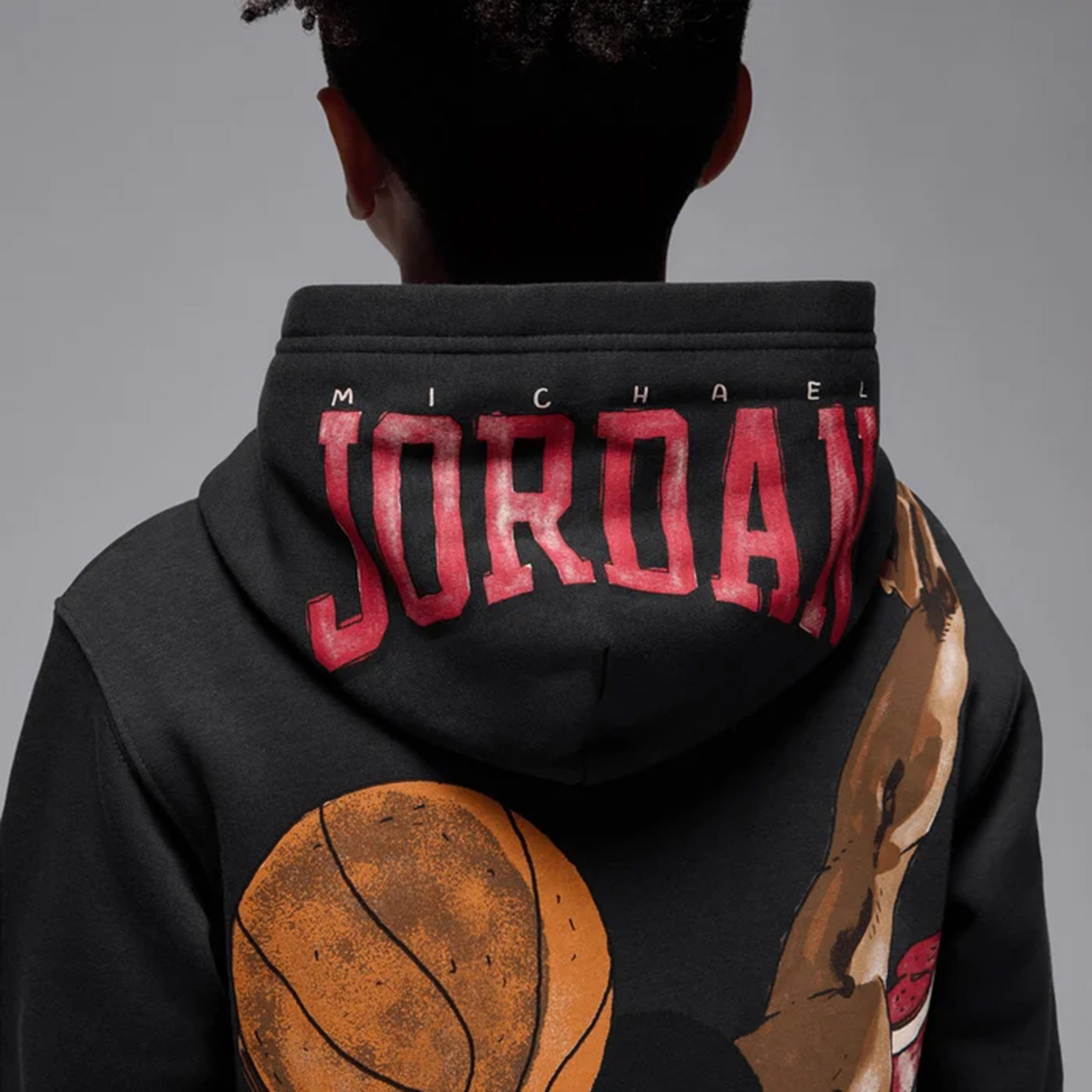 Jordan Jdb Jordan Sketch Po Çocuk Gri Sweatshirt