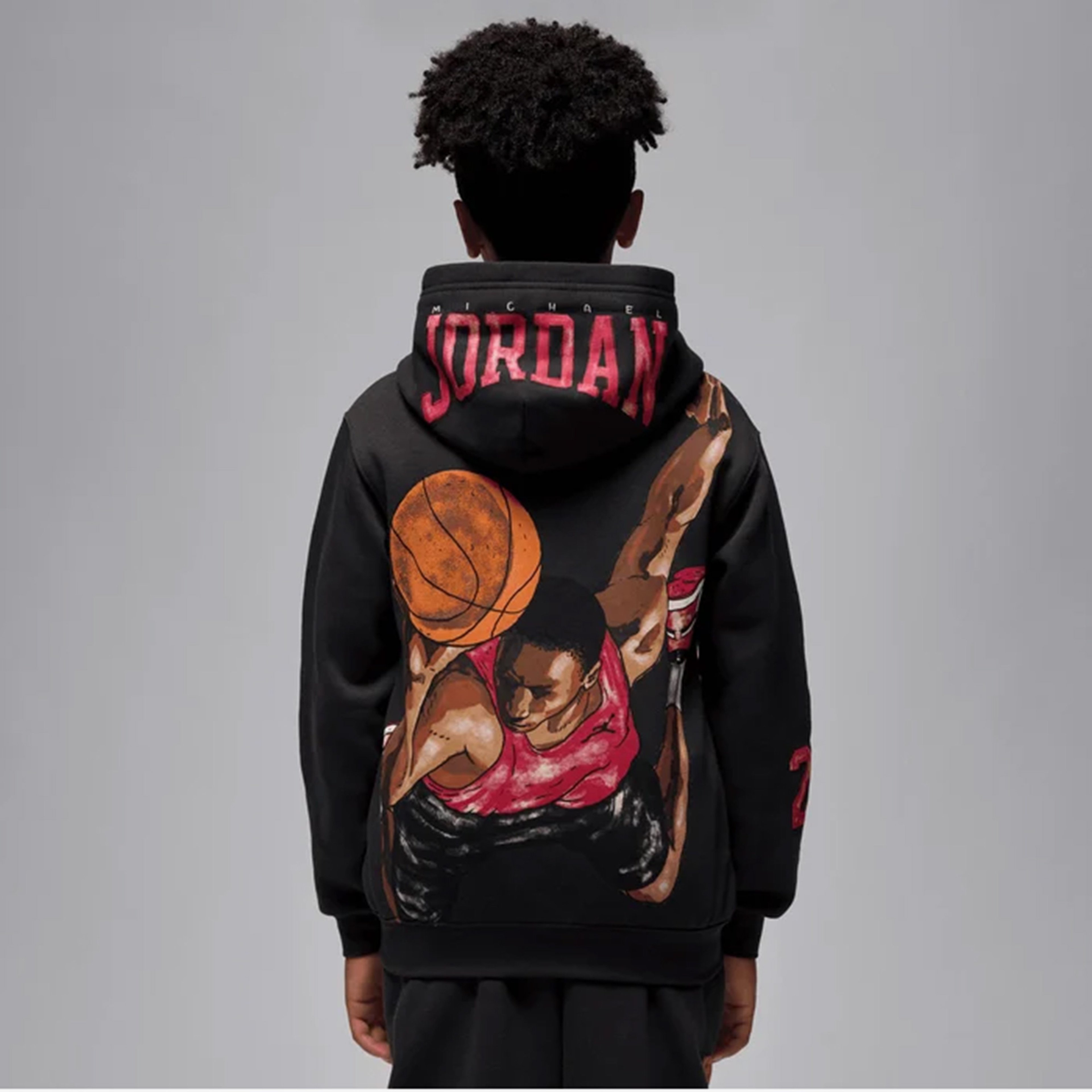 Jordan Jdb Jordan Sketch Po Çocuk Gri Sweatshirt