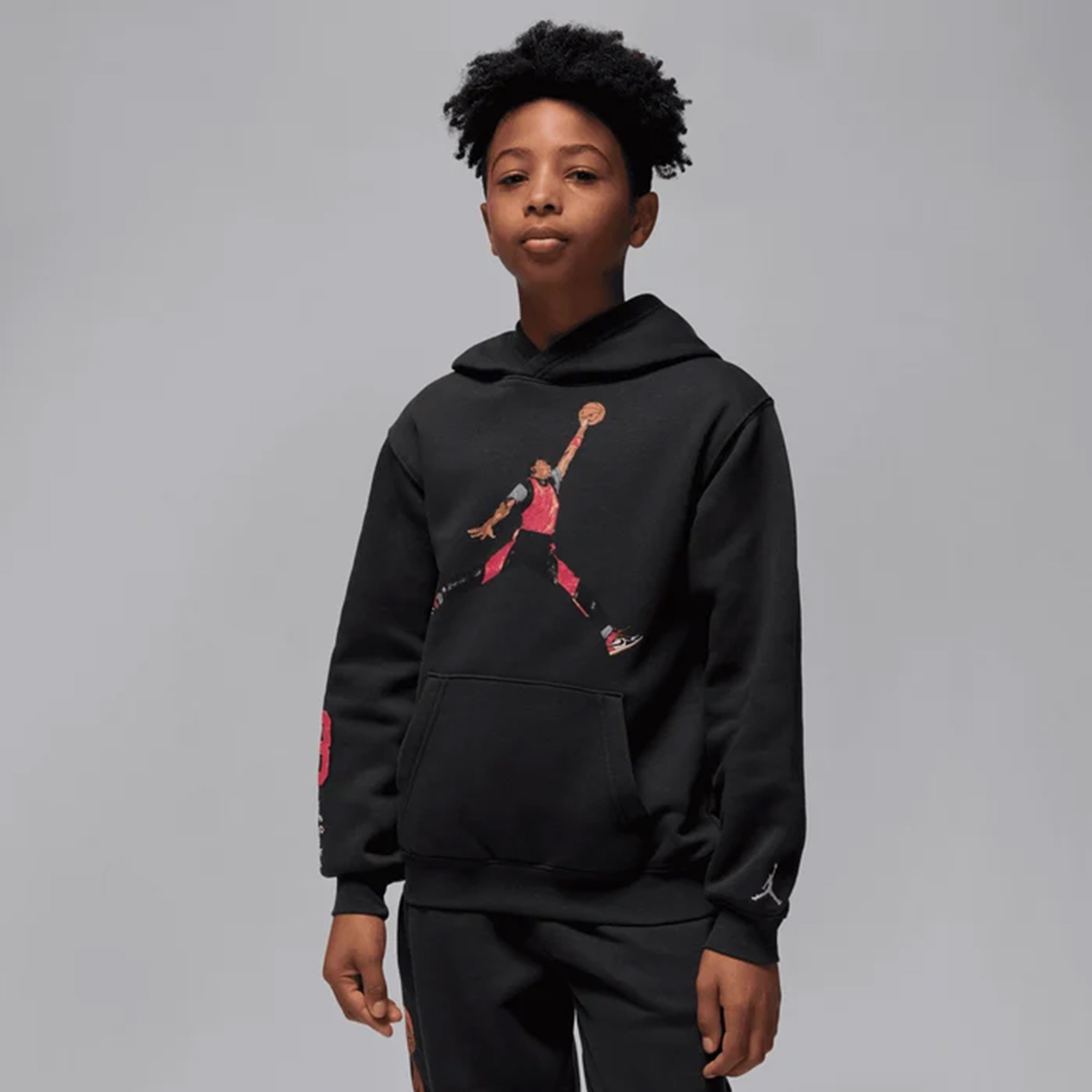 Jordan Jdb Jordan Sketch Po Çocuk Gri Sweatshirt