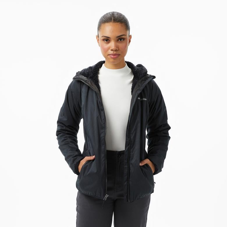 Columbia Kruser Ridge III Plush Softshell Kadın Siyah Outdoor Ceket
