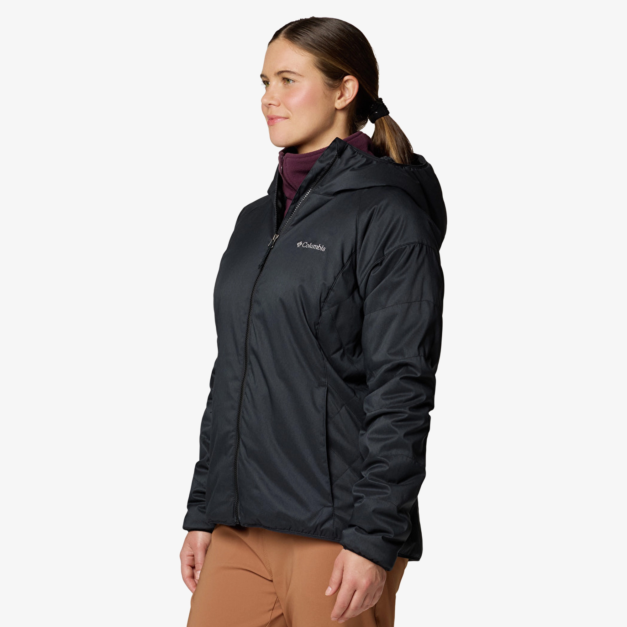 Columbia Kruser Ridge III Plush Softshell Kadın Siyah Outdoor Ceket