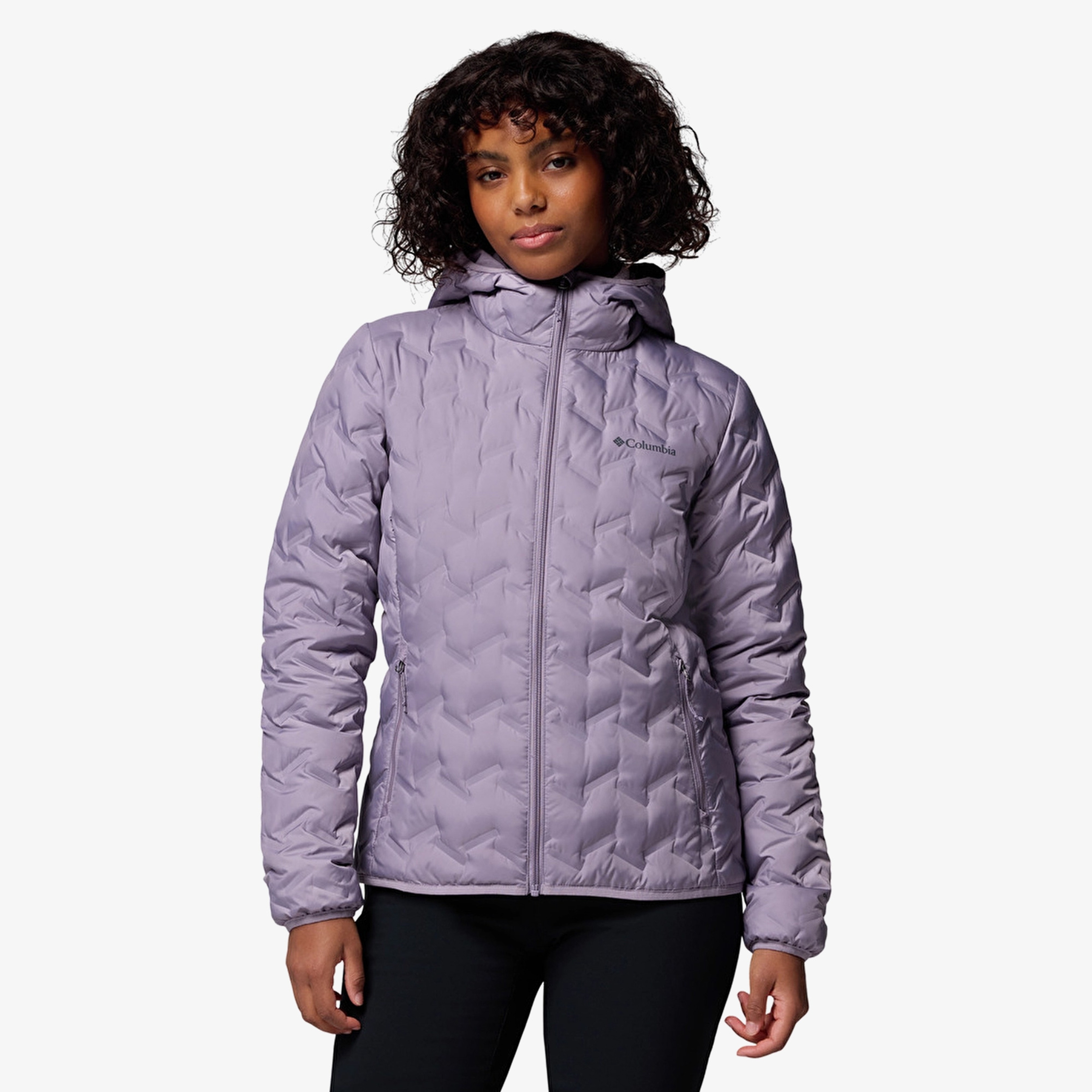 Columbia Delta Ridge II Down Kadın Mor Outdoor Mont