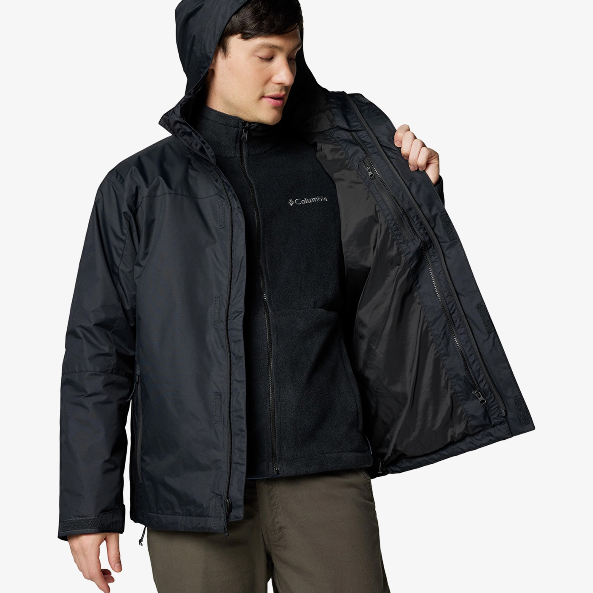 Columbia Tunnel Falls II Interchange Erkek Siyah Outdoor Mont