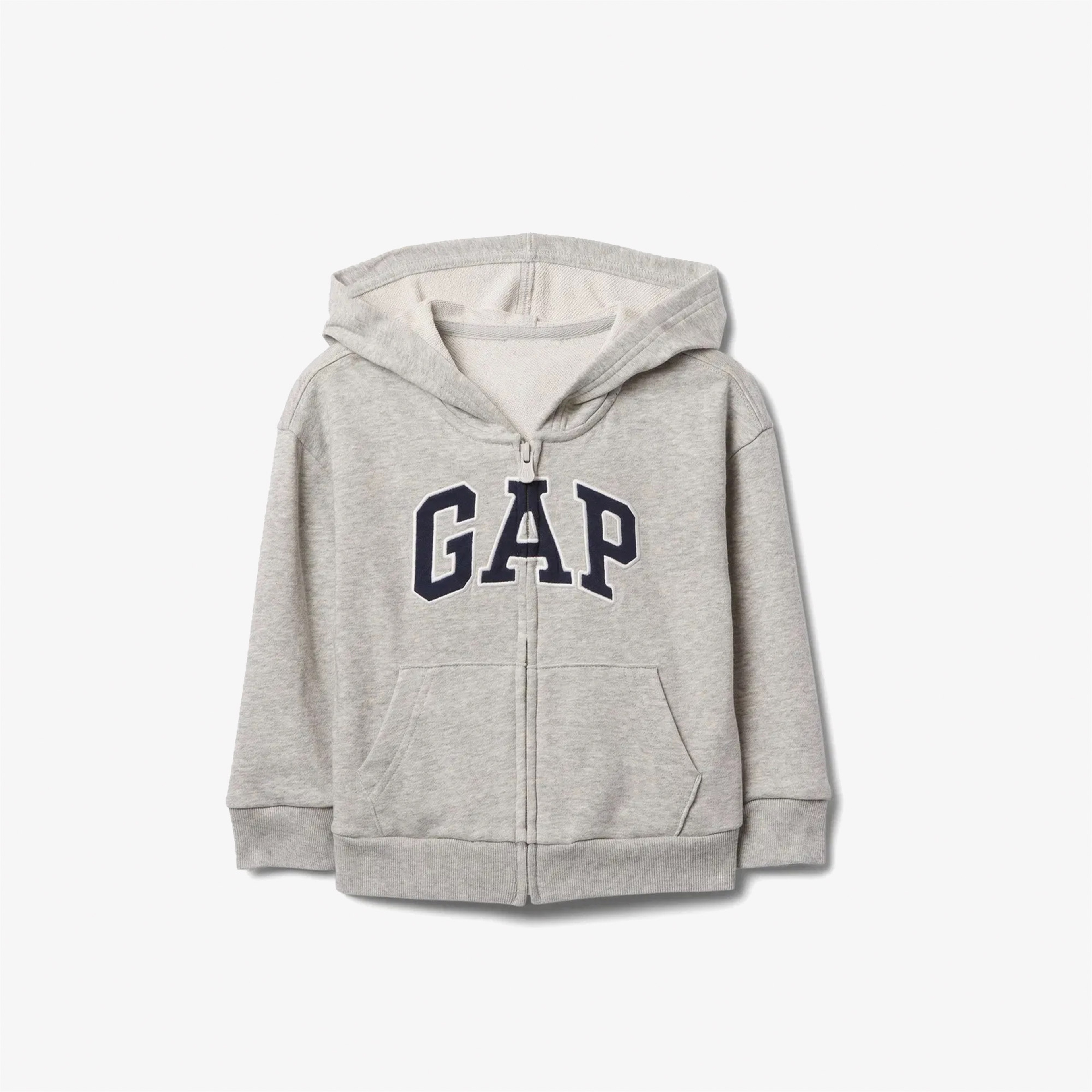 Gap Relaxed Fit Fermuarlı Çocuk Gri Sweatshirt