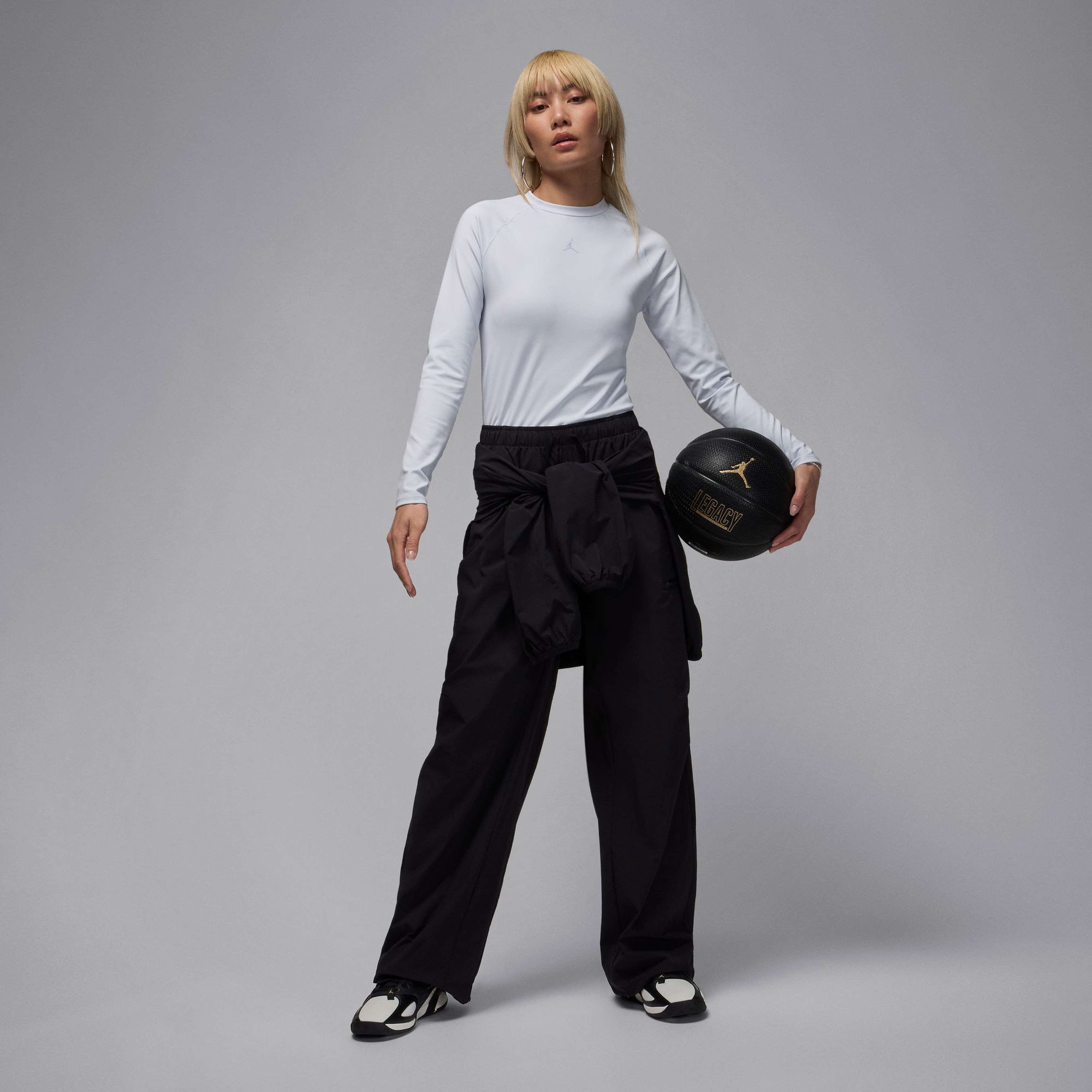 Jordan Sport Wide Leg Kadın Siyah Eşofman Altı