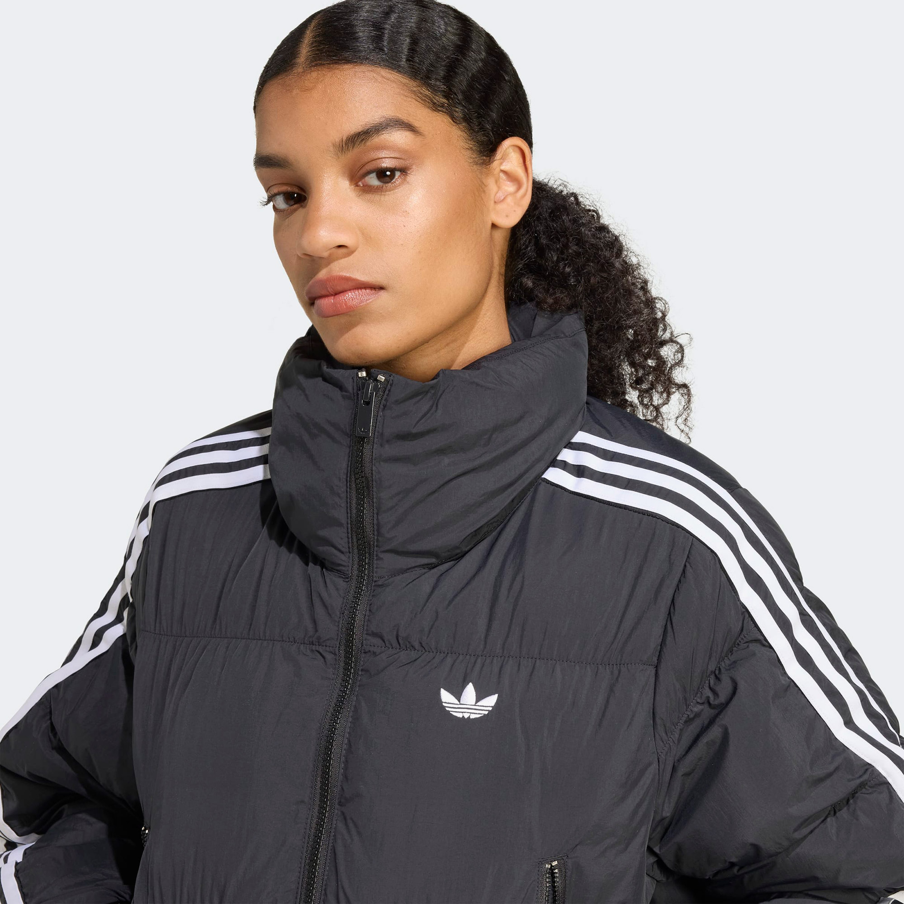 adidas Cropped Puff Kadın Siyah Ceket