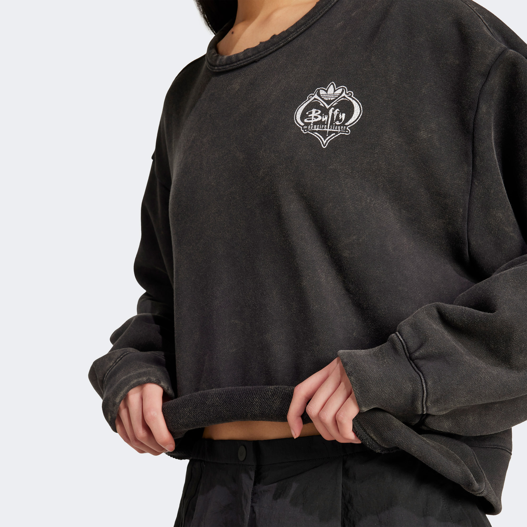 adidas Buffy Cre Kadın Siyah Sweatshirt