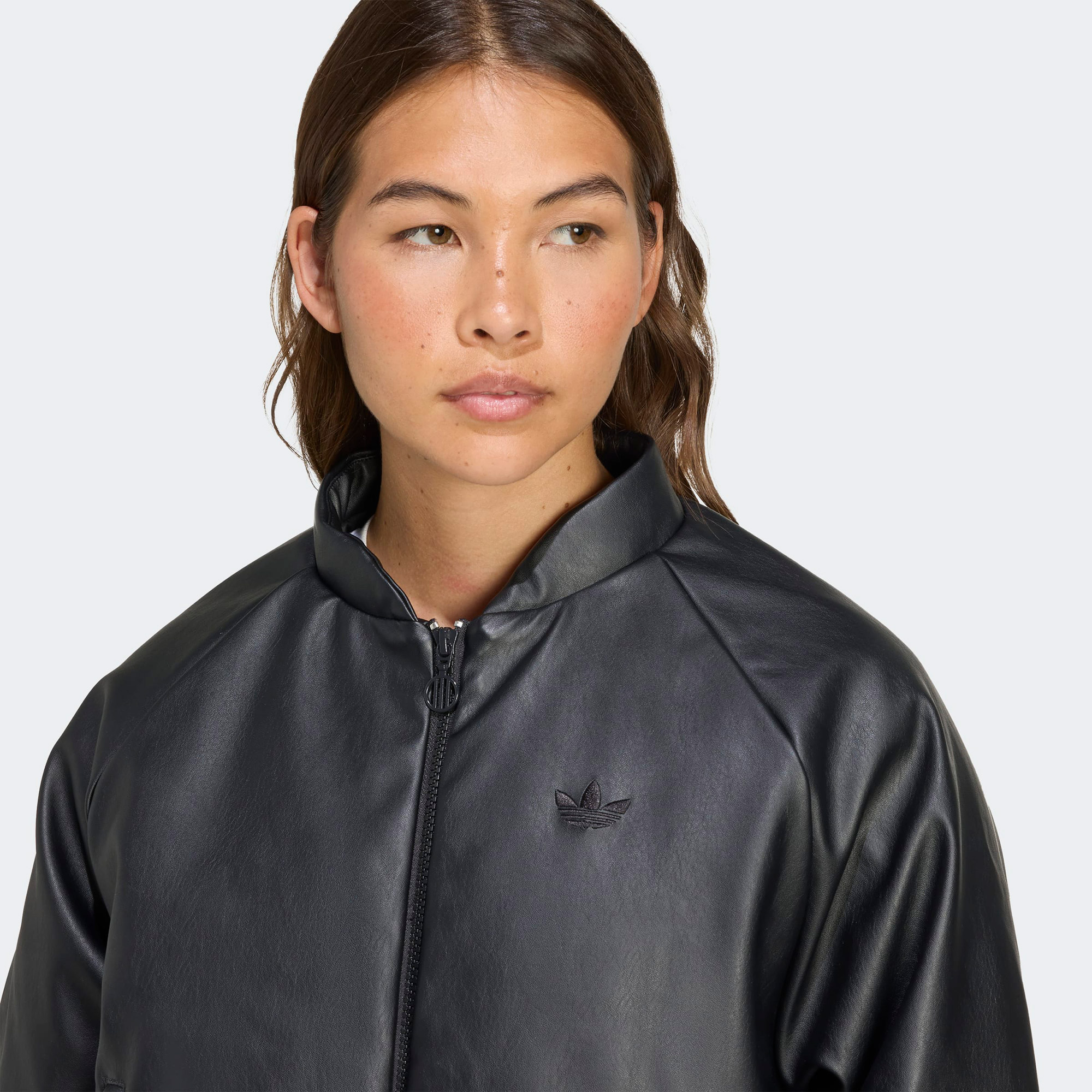 adidas Pleather Bomber Kadın Siyah CeketLJX5332| Occasion