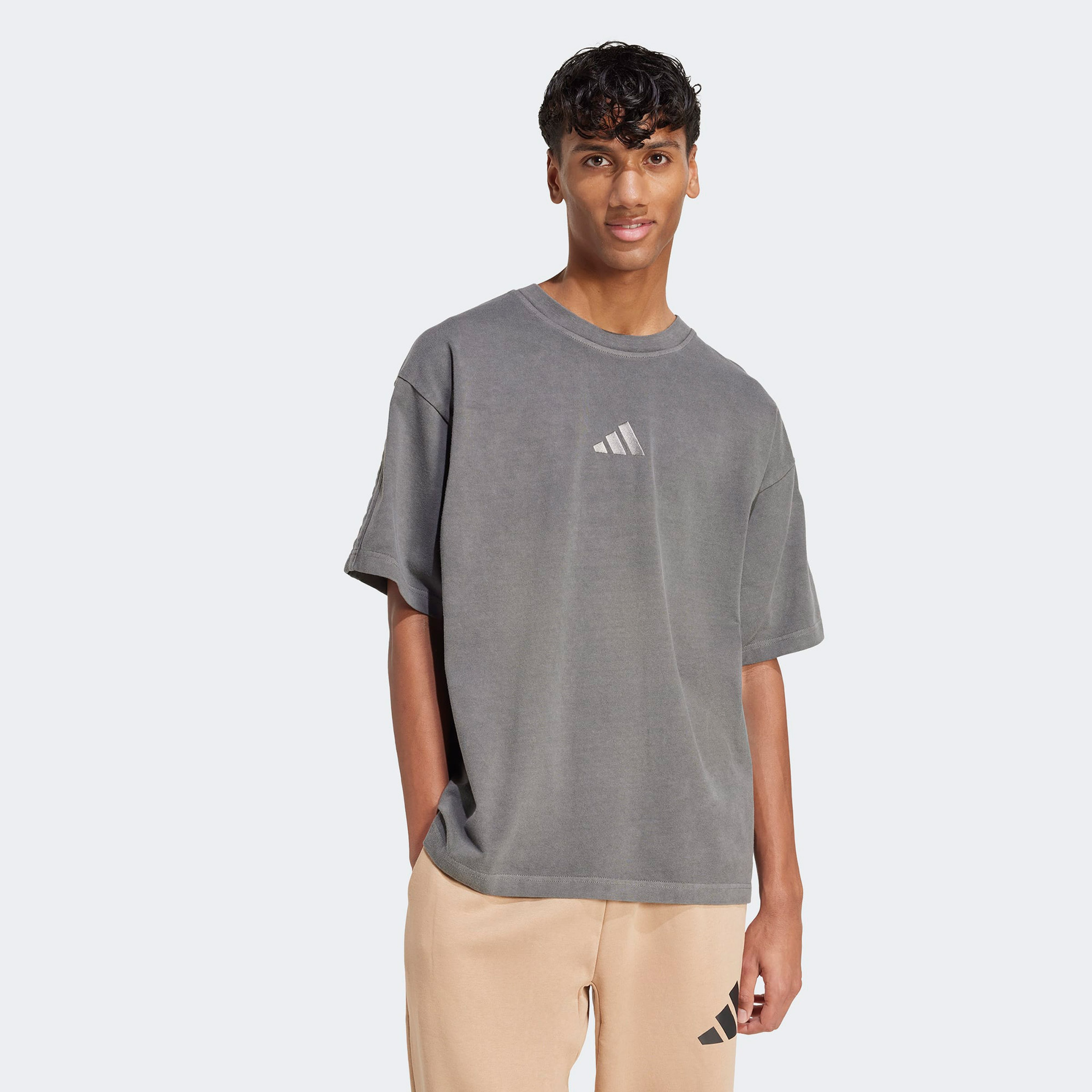 adidas ALL SZN Erkek Gri T-Shirt
