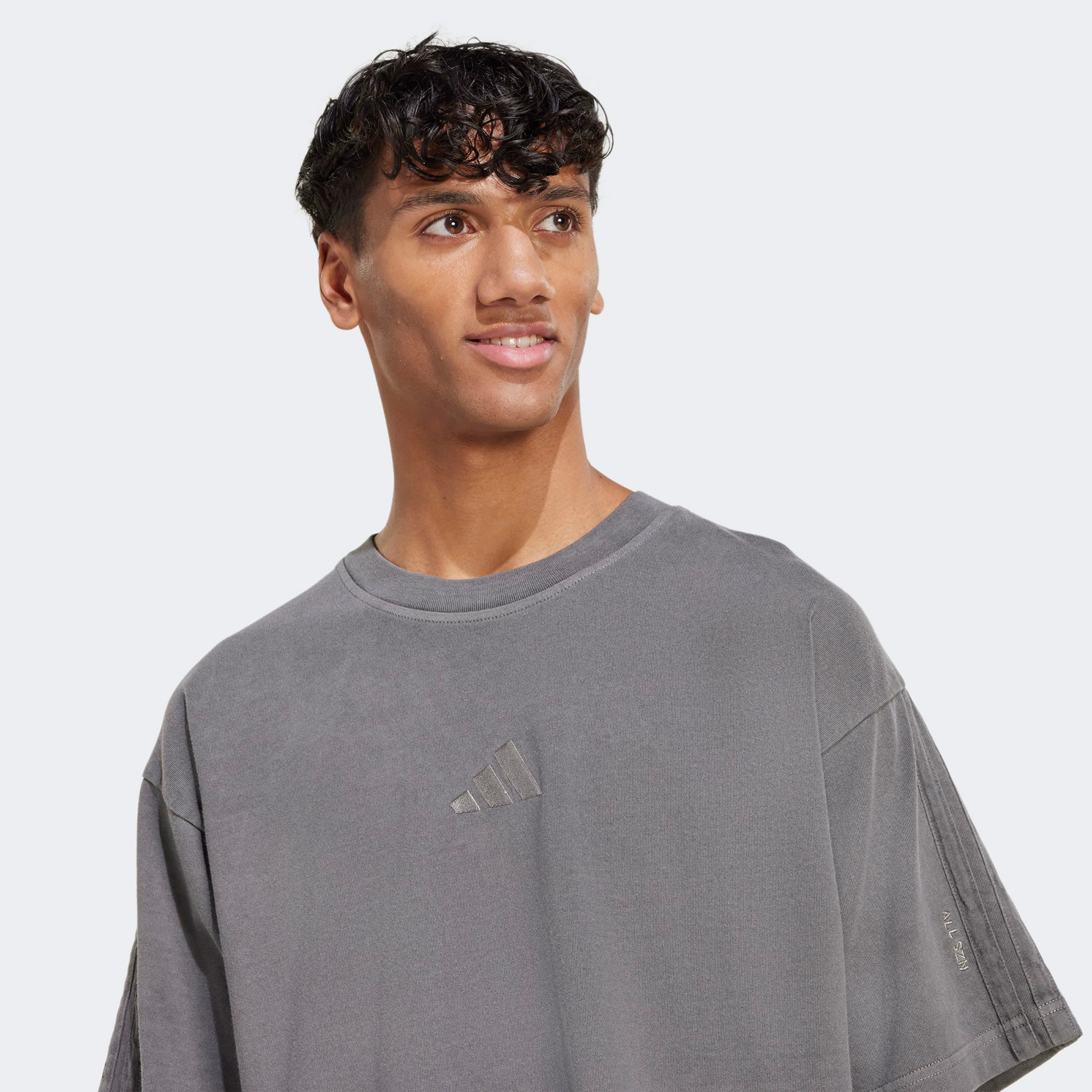 adidas ALL SZN Erkek Gri T-Shirt