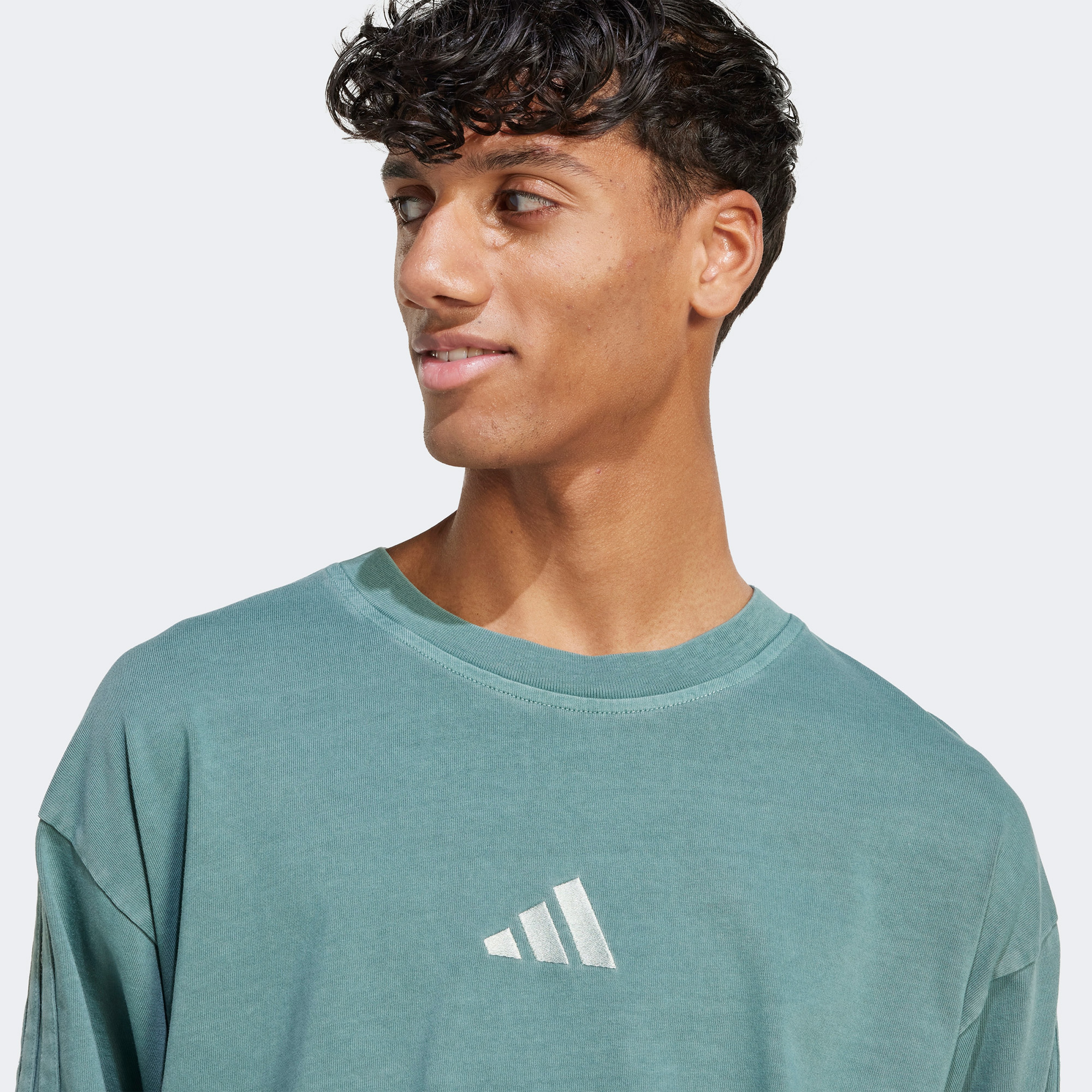 adidas All SZN Washed Yeşil Tişört