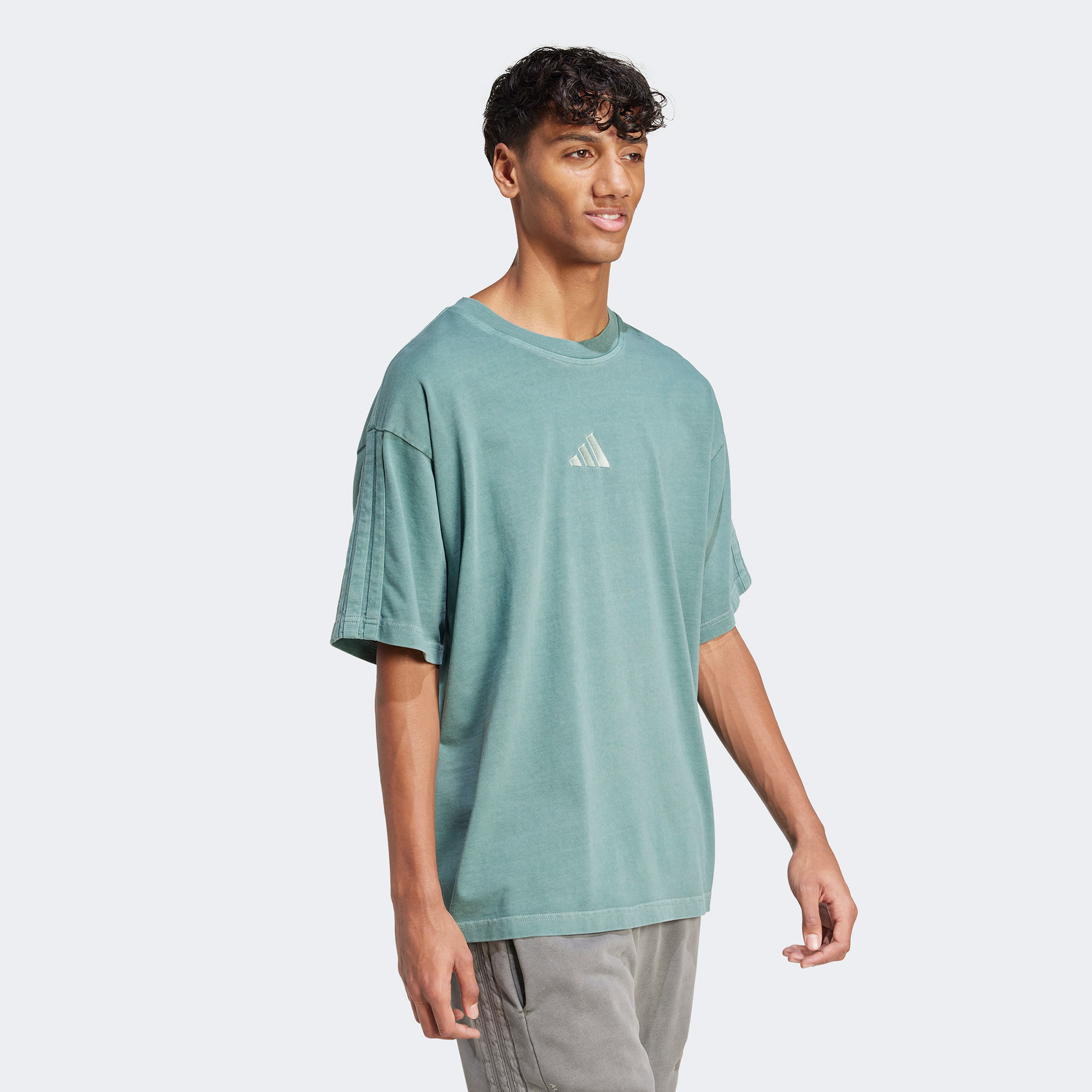 adidas All SZN Washed Yeşil Tişört