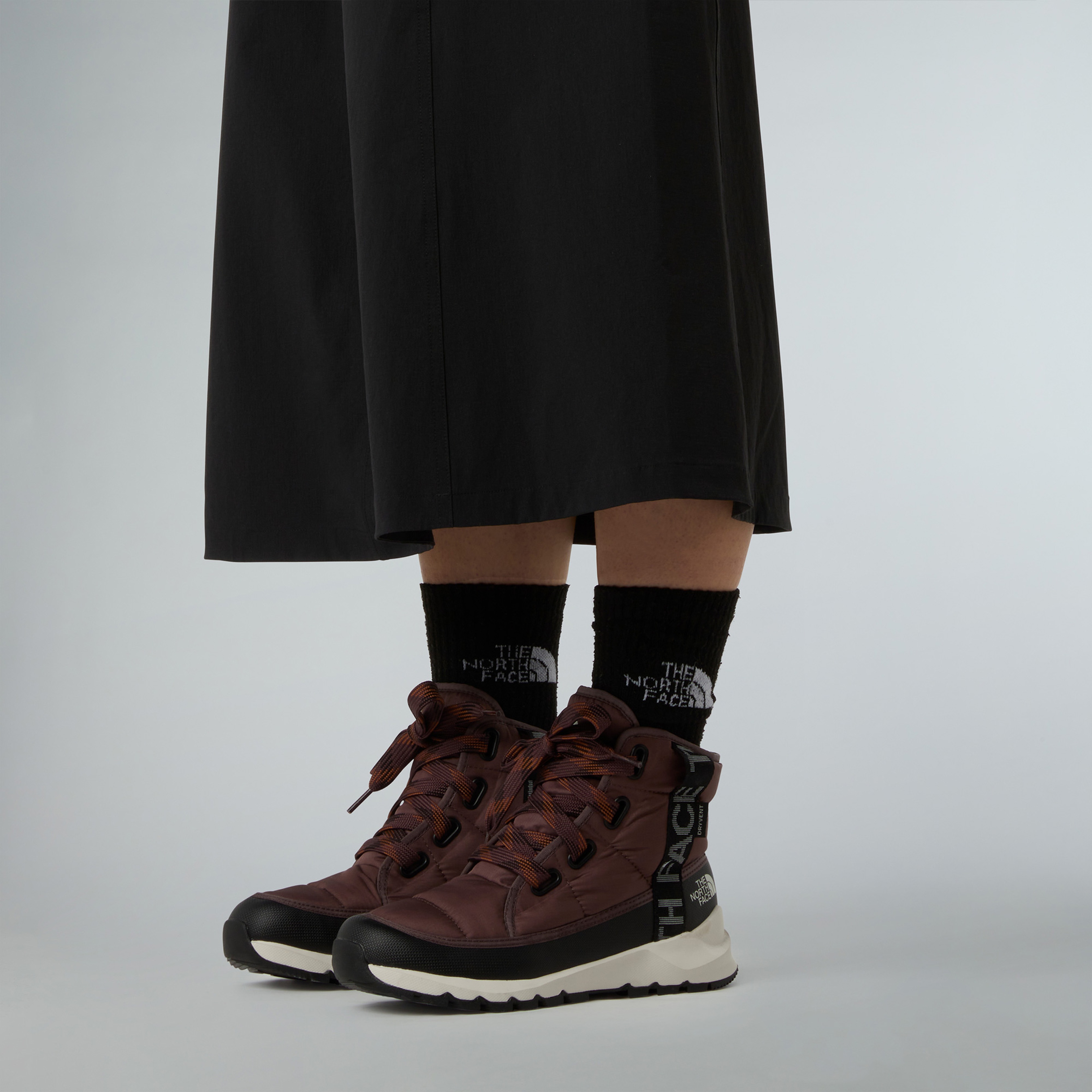 The North Face Thermoball Lace Up Luxe Su Geçirmez Kadın Mor Bot