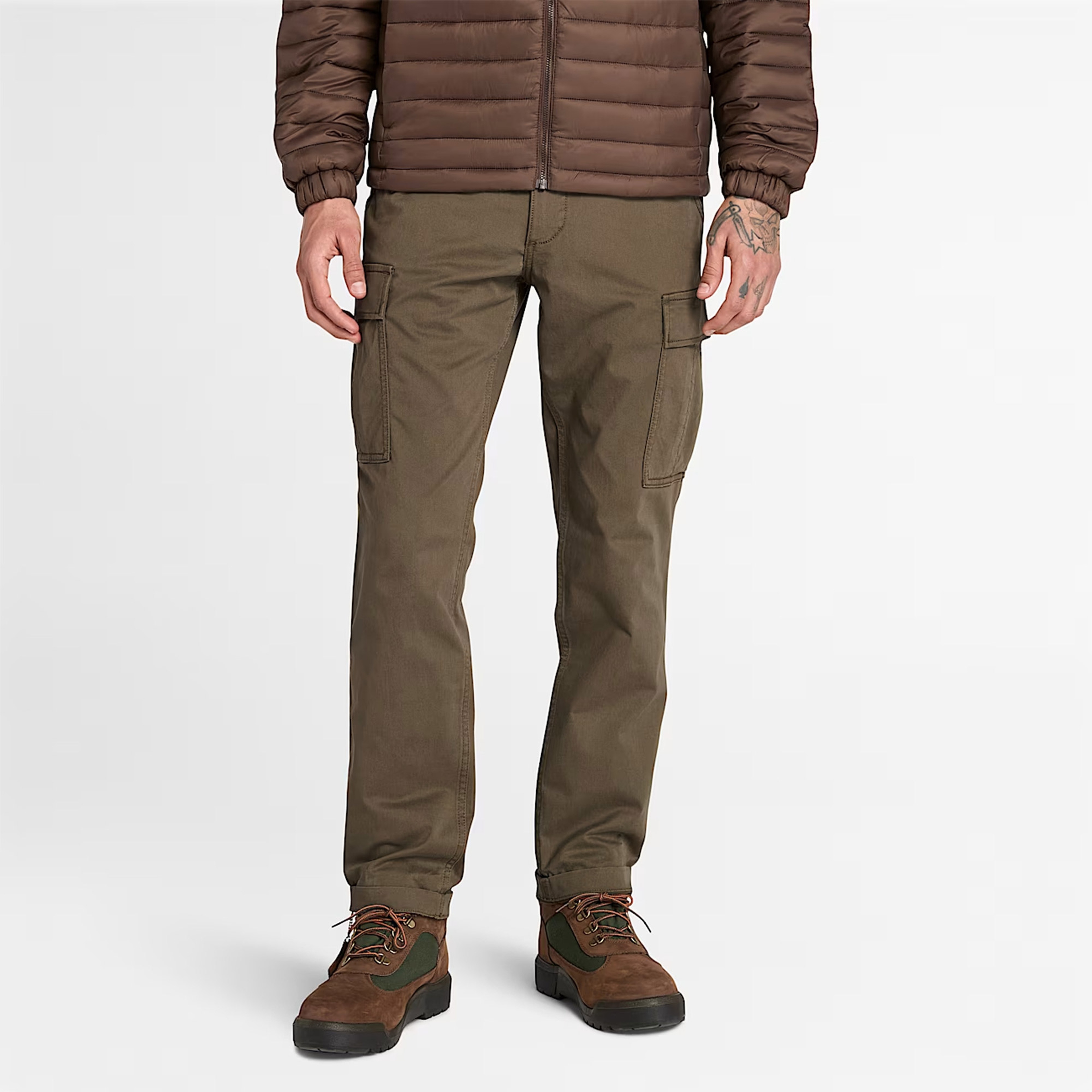 Timberland Brookline Twill Cargo Pant Erkek Yeşil Pantolon