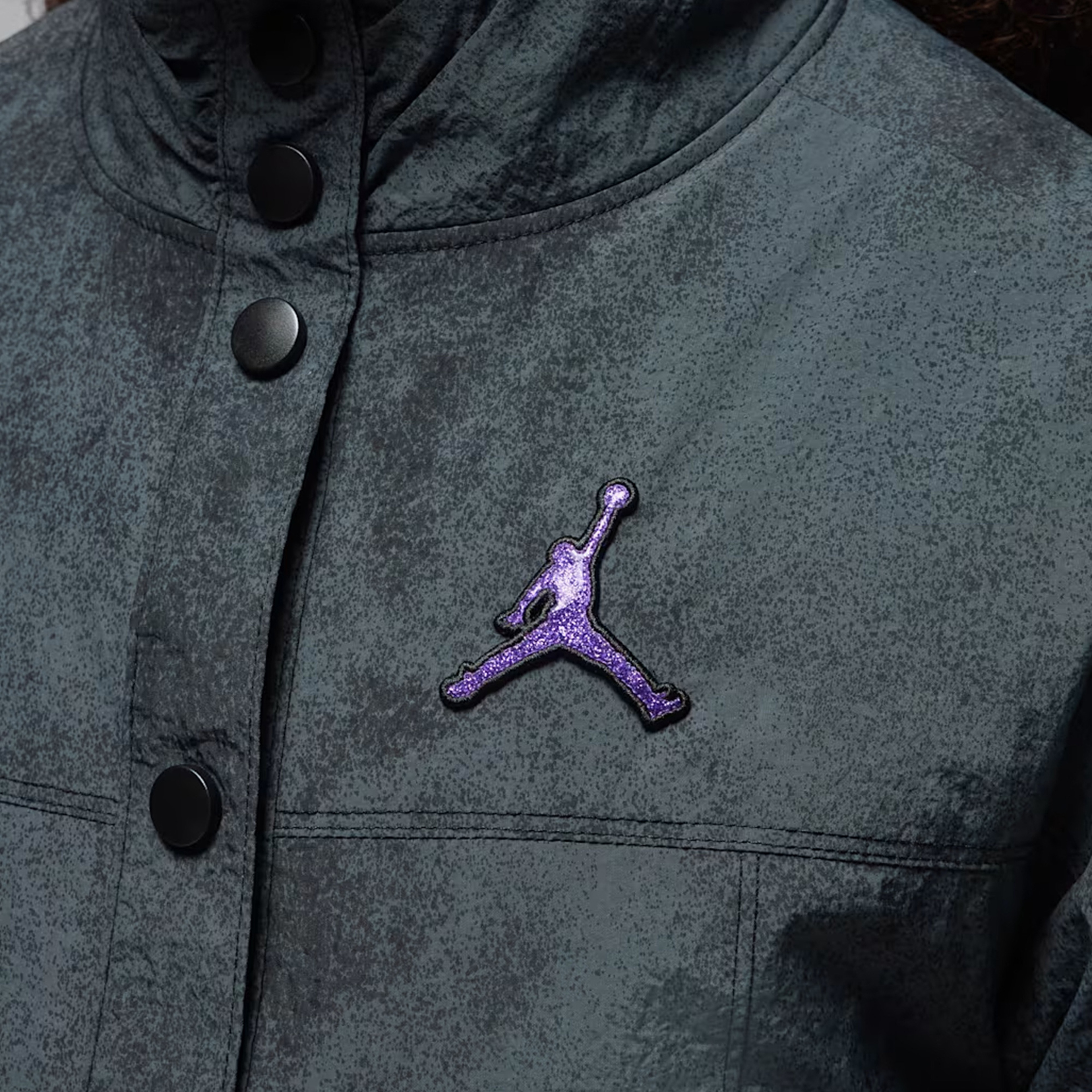 Jordan Blue Jeans and Bling Çocuk Siyah Eşofman Üstü