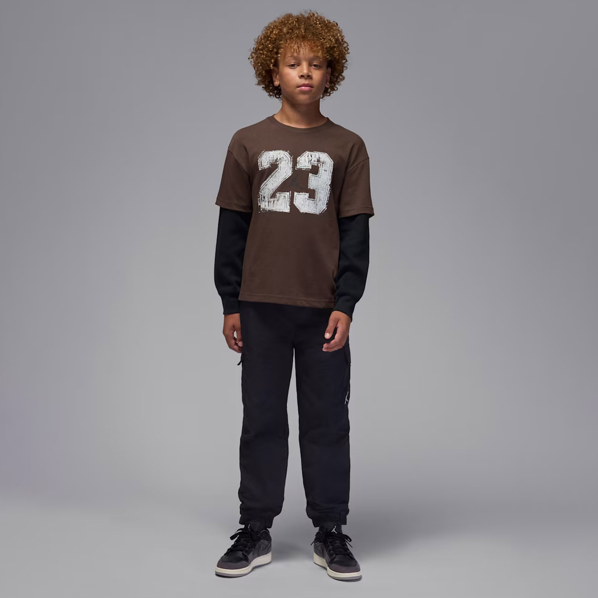 Jordan Dri-Fit MVP 23 Çocuk Siyah Sweatshirt